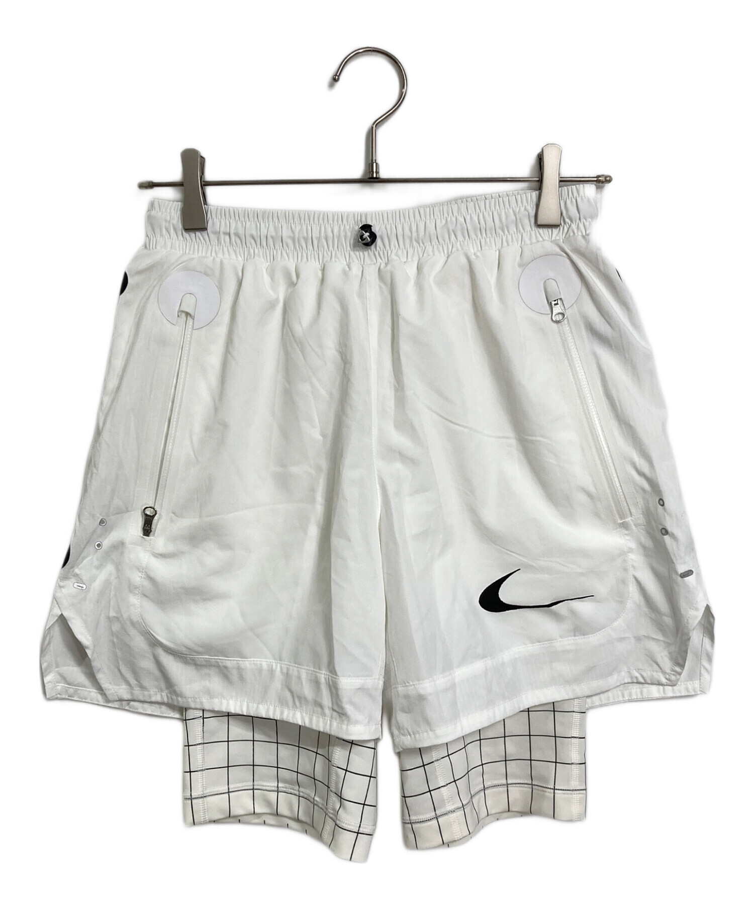 ナイキ オフホワイト NIKE off- white サッカーショートパンツ S ナイキ オフホワイト NIKE off- white サッカーショートパンツ S