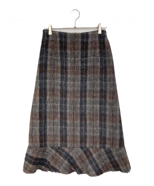 tricot COMME des GARCONS チェックプリーツスカート 中古・古着通販】tricot COMME des GARCONS (トリココムデギャルソン