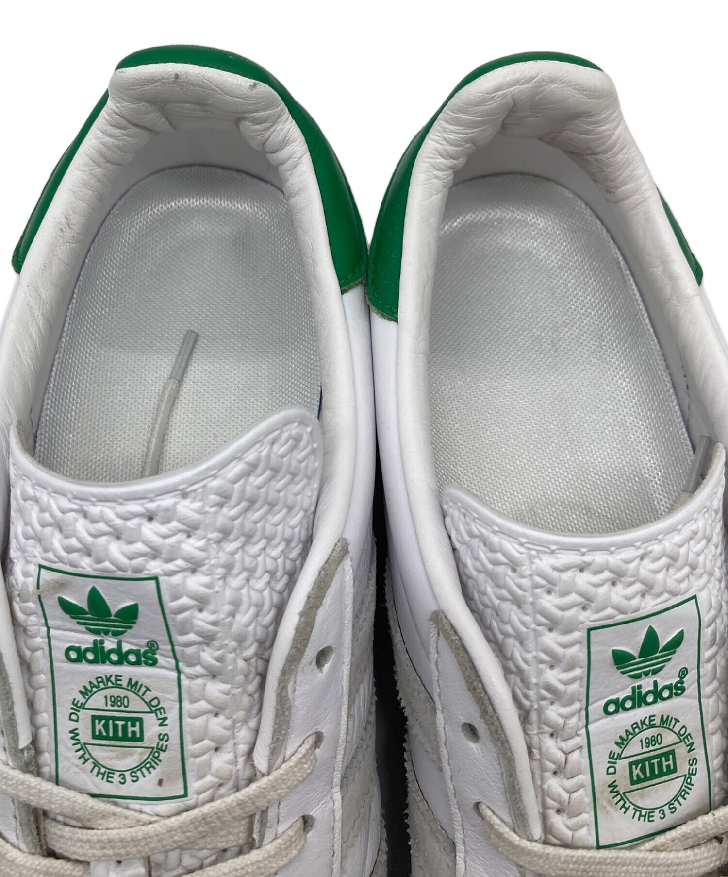 @*@様 adidas KITH ホワイト/グリーン スニーカー 中古・古着通販】adidas (アディダス) KITH (キス) Gazelle Indoor