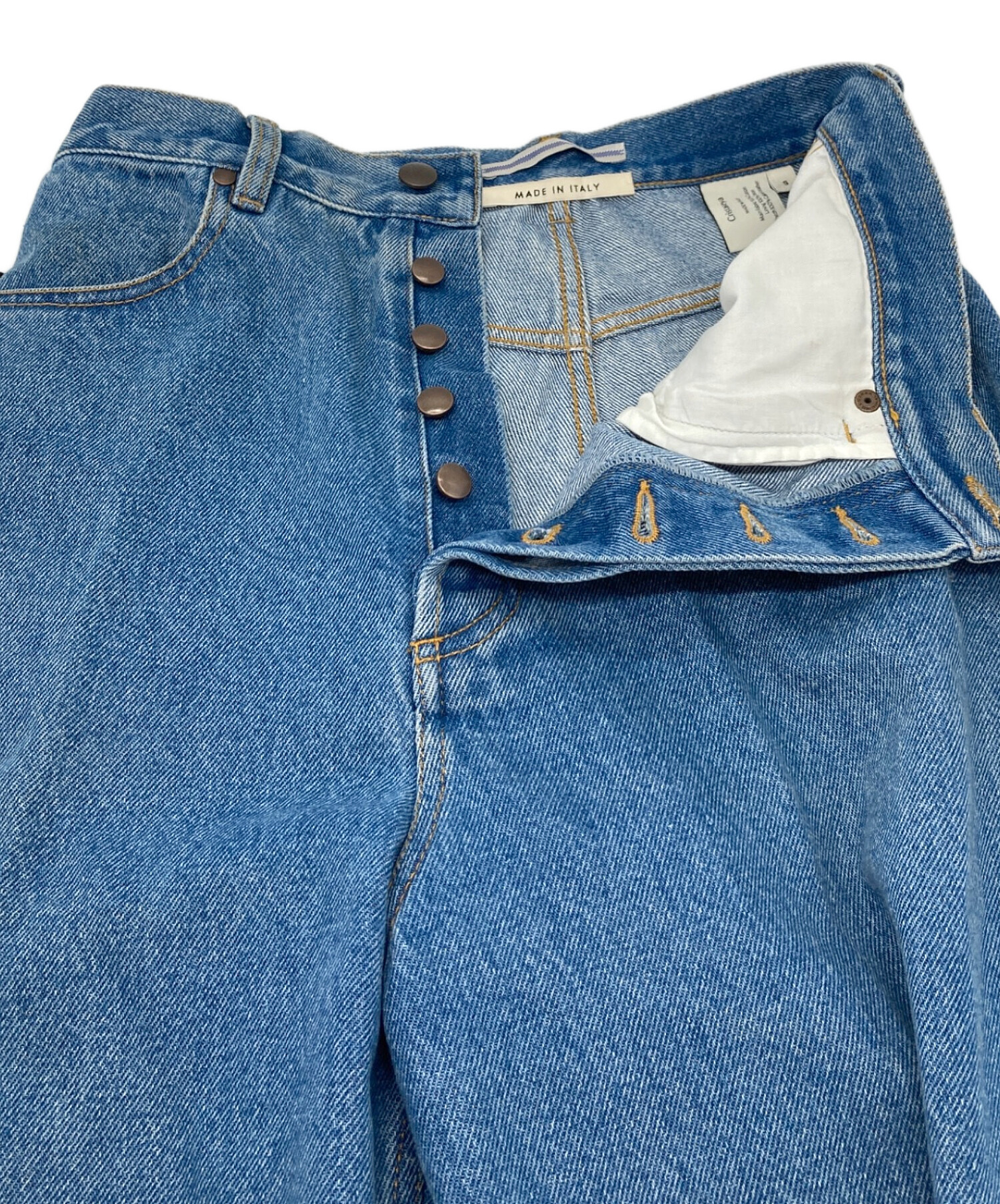 中古・古着通販】Cristaseya (クリスタセヤ) BLEACHED DENIM HIGH 