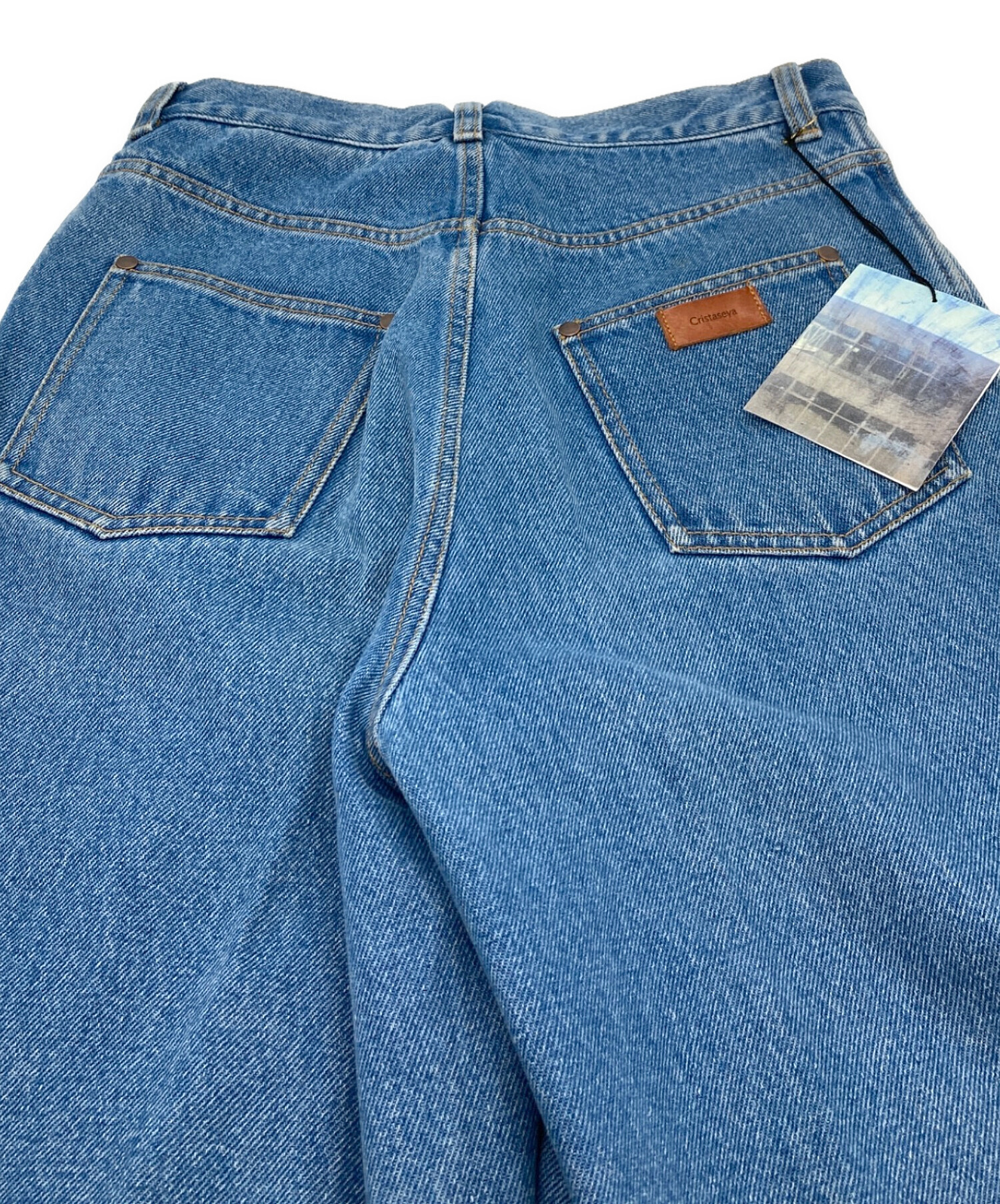 中古・古着通販】Cristaseya (クリスタセヤ) BLEACHED DENIM HIGH 