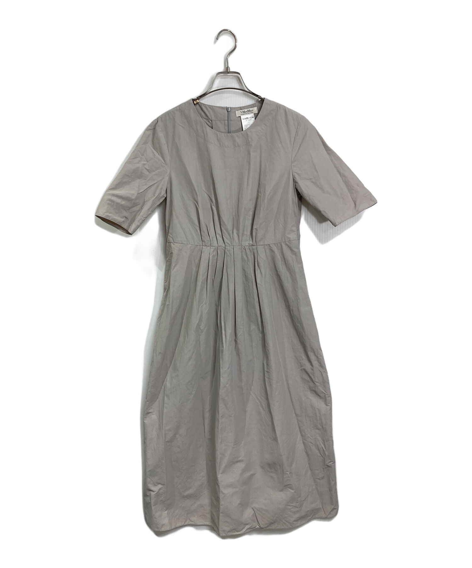 MaxMara 半袖 ワンピース 中古・古着通販】'S Max Mara (エスマックスマーラ) ウエストギャザー