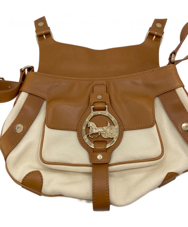 中古・古着通販】CELINE (セリーヌ) 馬車金具ショルダーバッグ