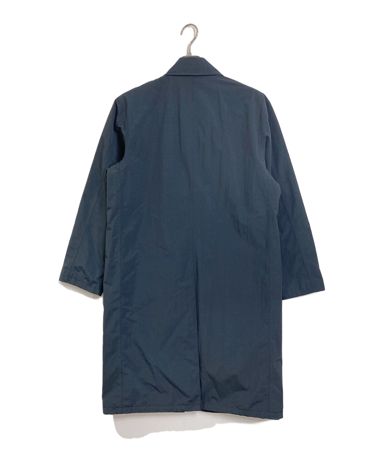 バブアー　ステンカラーコート ネイビー　barbour ノンワックス　ナイロン 中古・古着通販】Barbour (バブアー) waterproof and breathable