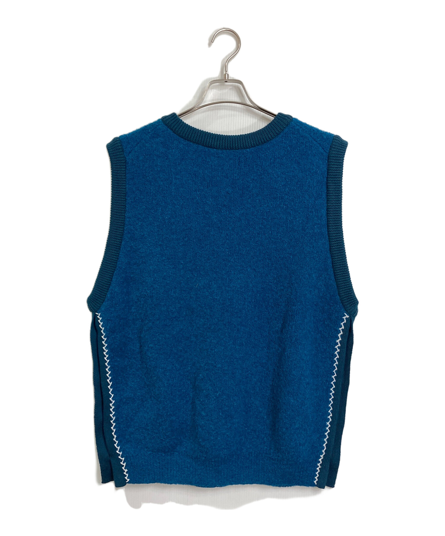ALLEGE 19ss Hand stitch knit vest グリーン ALLEGE 19ss Hand stitch knit vest グリーン ALLEGE - st company kiryu