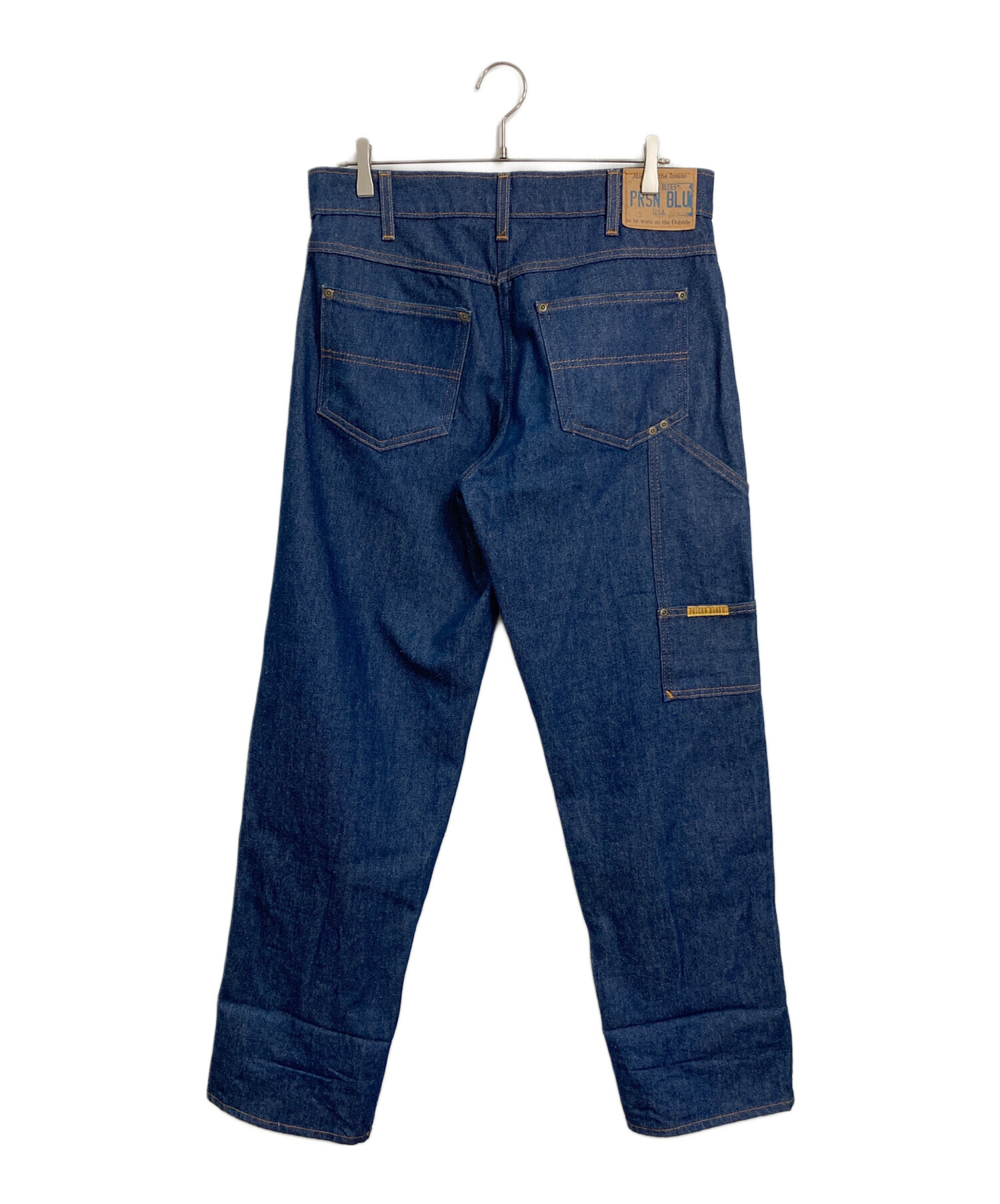 新品　PRSN BLU USA製　リジットペインター デニム　W32L32 濃紺 中古・古着通販】prsn blue (プリズンブルー) USA製リジットデニム 6