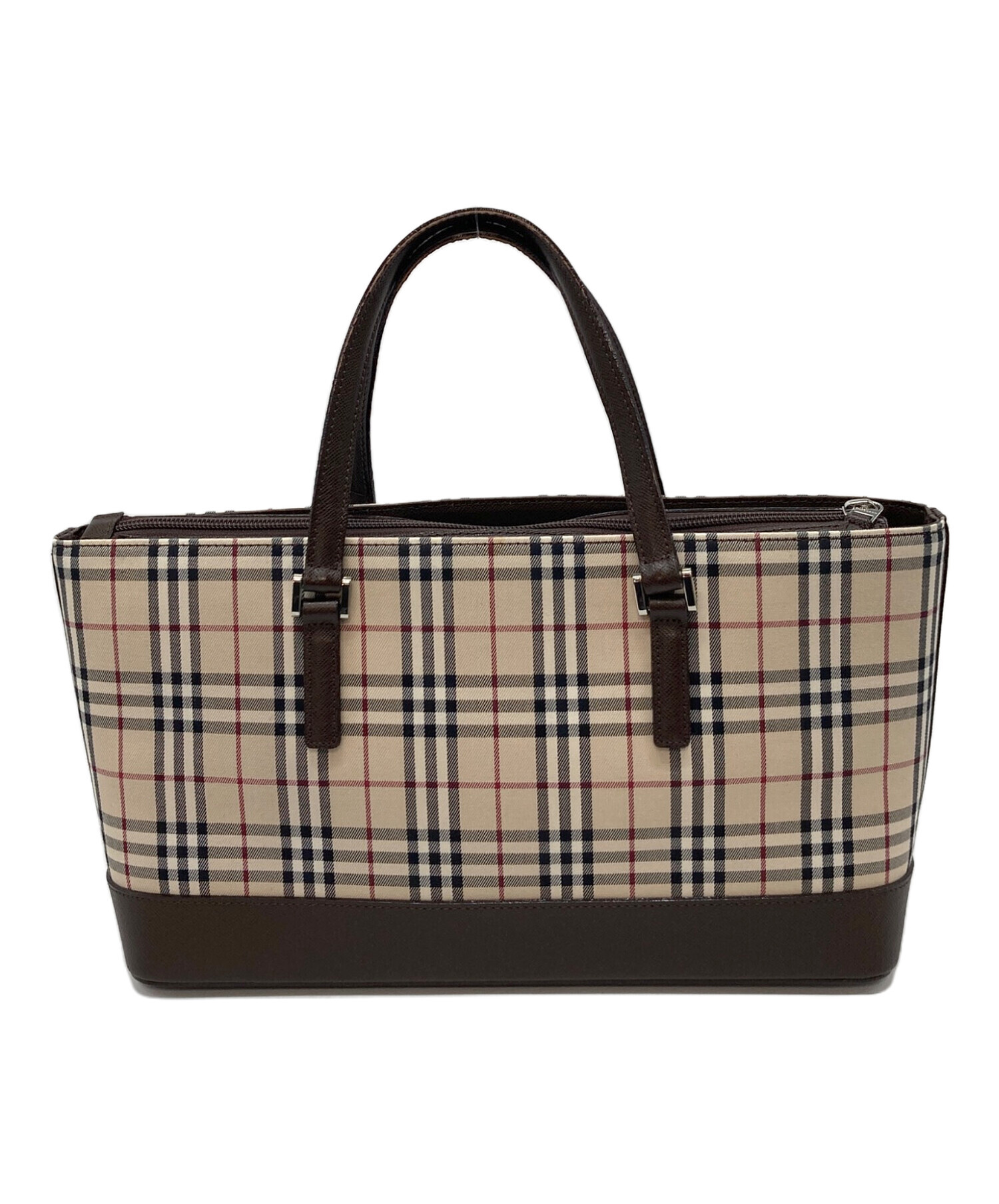 中古・古着通販】BURBERRY (バーバリー) ノバチェックハンドバッグ