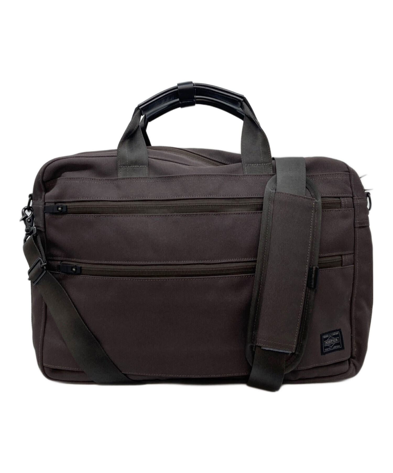 中古・古着通販】PORTER (ポーター) BROWSE 2WAY BRIEFCASE カーキ