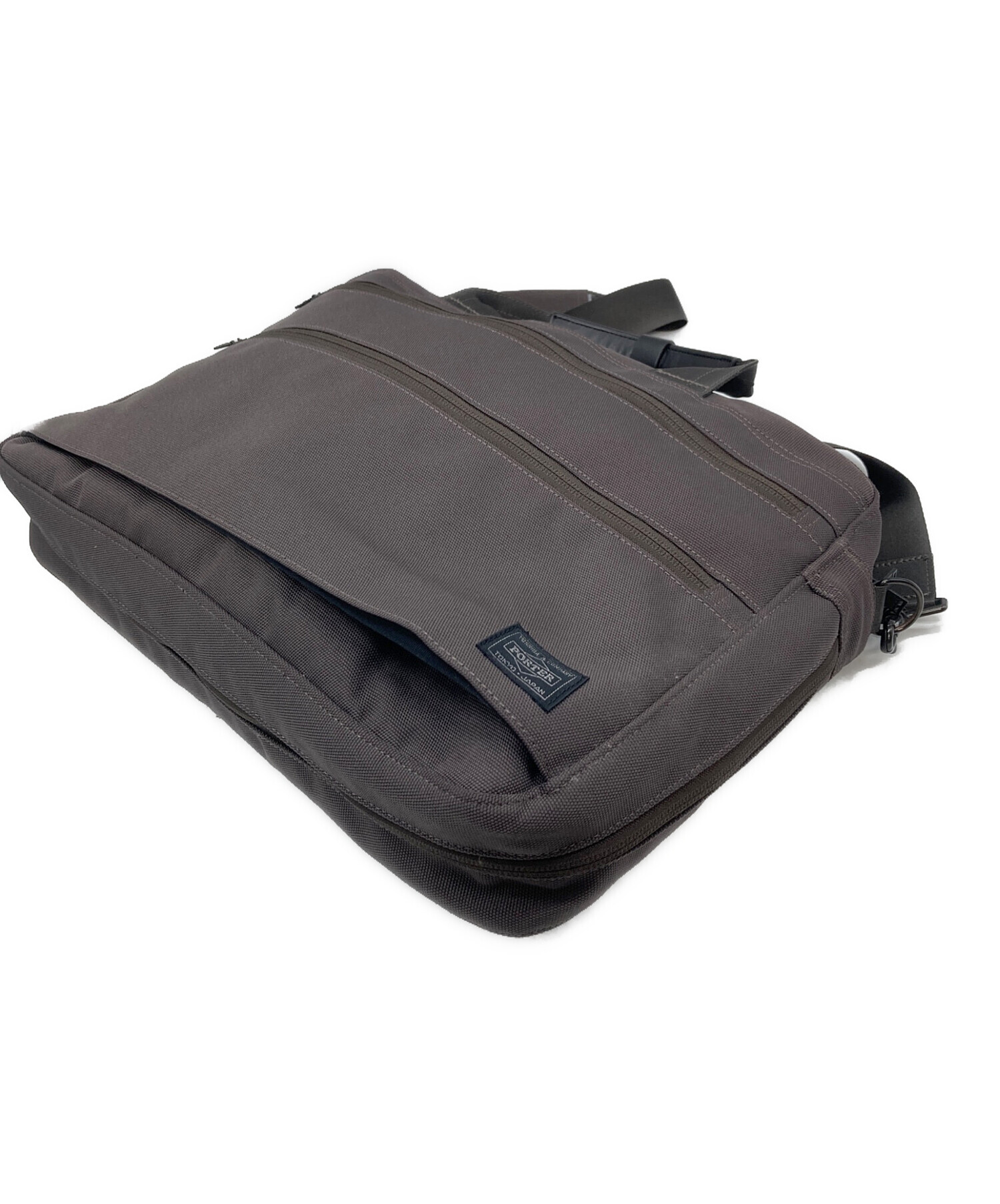 中古・古着通販】PORTER (ポーター) BROWSE 2WAY BRIEFCASE カーキ