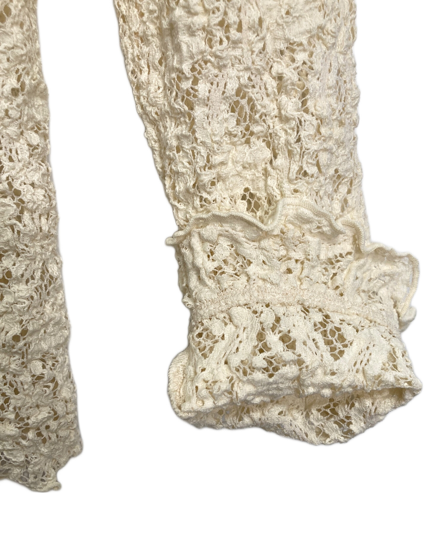 中古・古着通販】CODE A (コードエー) Re fluffy lace blouse ブラウス