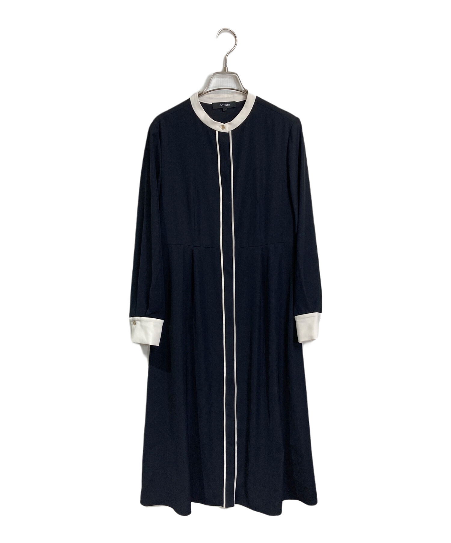 【新品未使用】untitled ワンピース 中古・古着通販】UNTITLED (アンタイトル) 【洗える/前開き/フォーマル