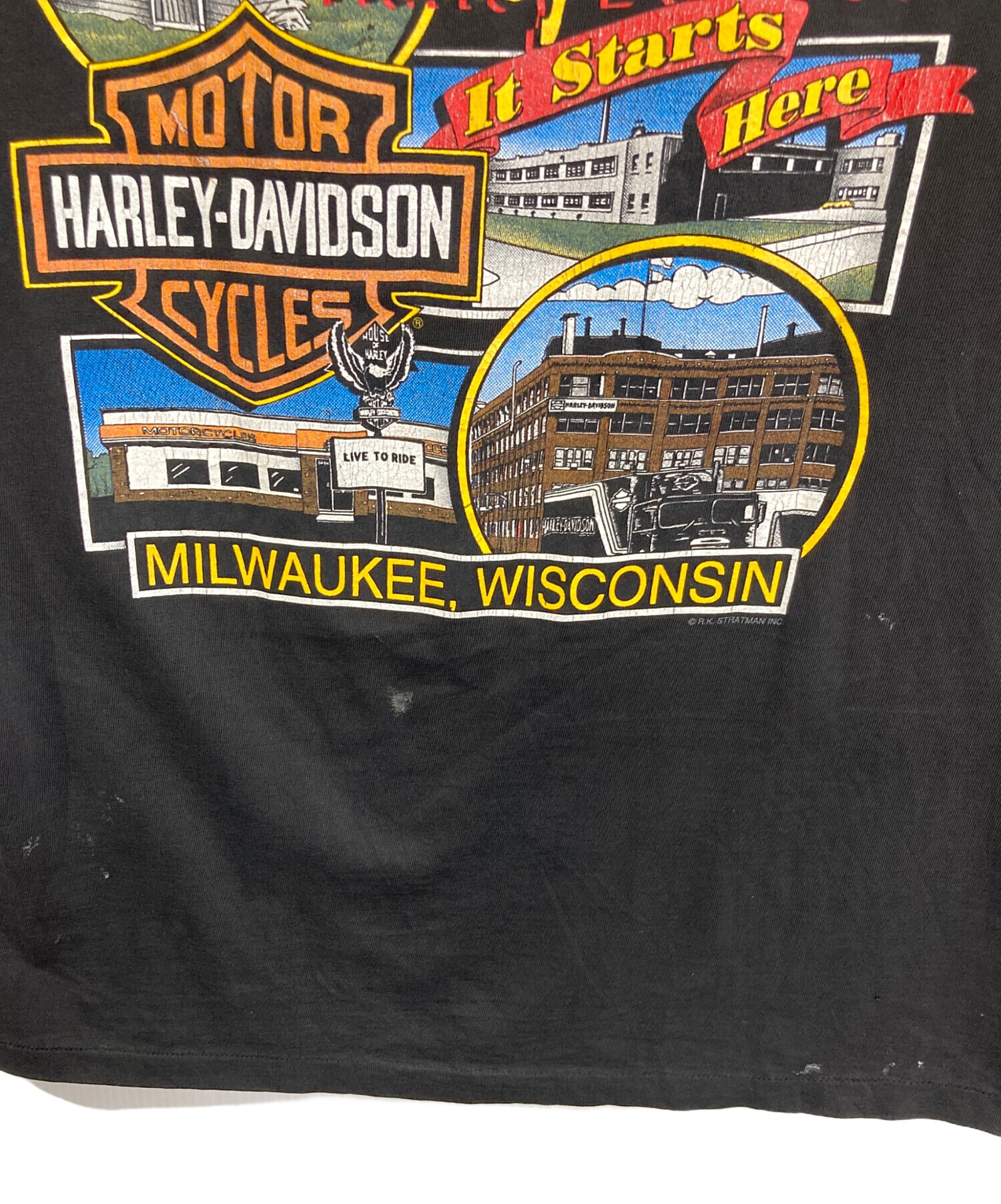 中古・古着通販】HARLEY-DAVIDSON (ハーレーダビッドソン) 【古着