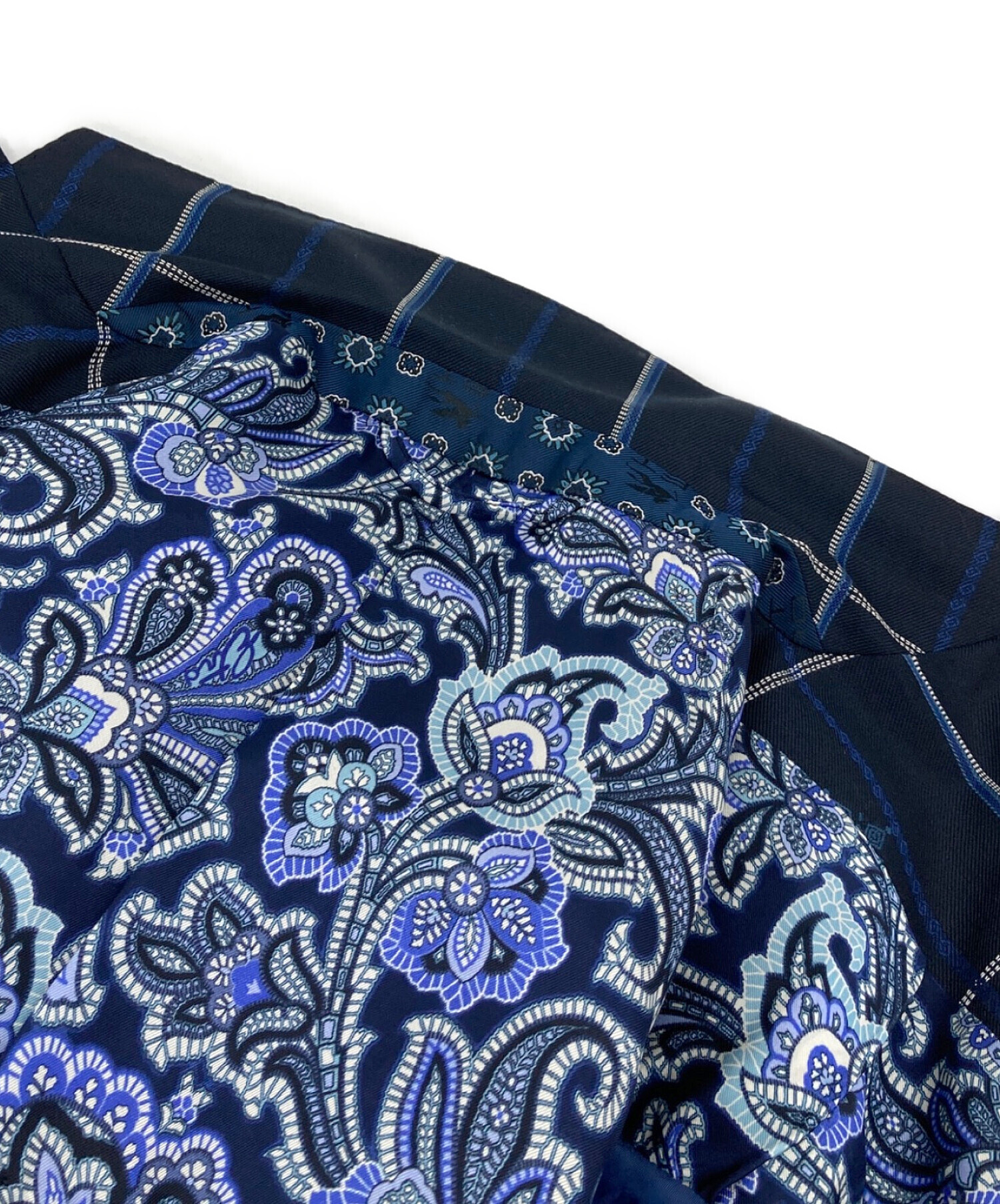 中古・古着通販】ETRO (エトロ) 裏地ペイズリーチェックセットアップ