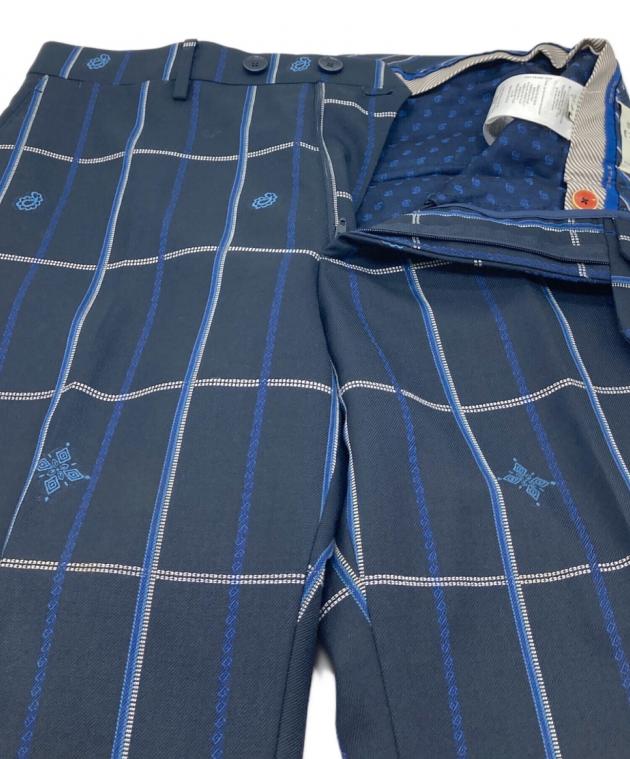 中古・古着通販】ETRO (エトロ) 裏地ペイズリーチェックセットアップ