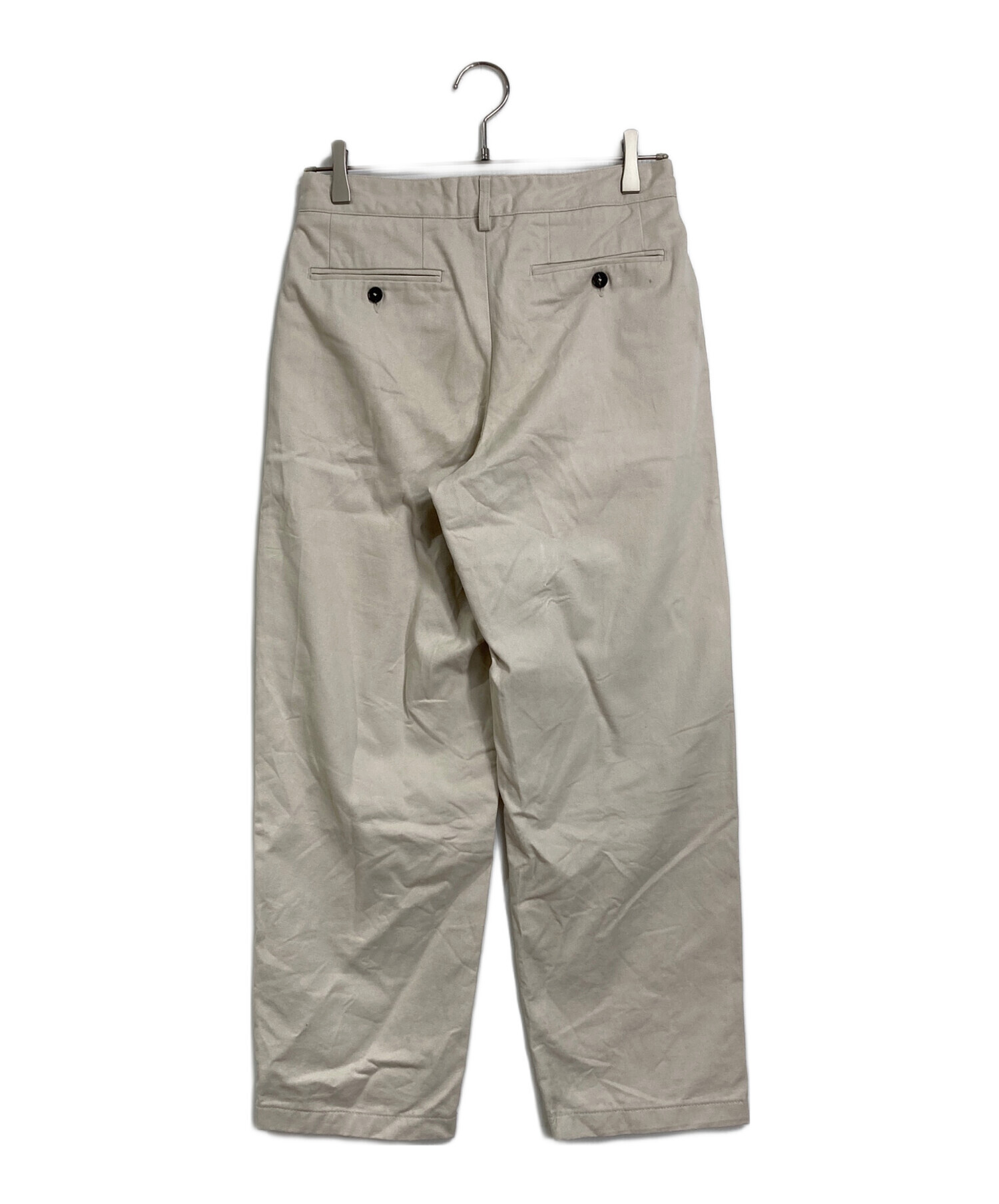中古・古着通販】Noah (ノア) ツータックチノパン 23SS ベージュ