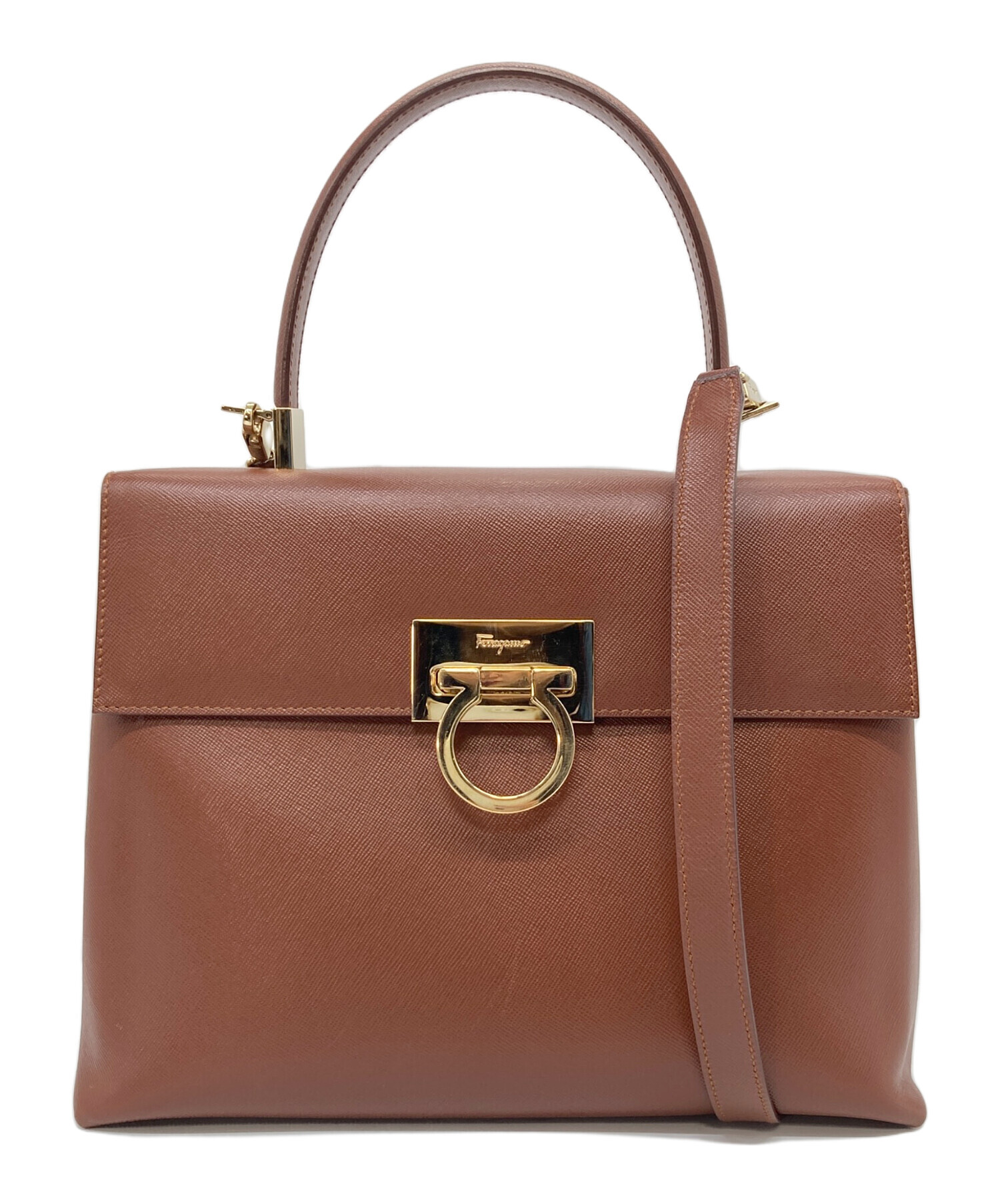 中古・古着通販】Ferragamo (フェラガモ) ガンチーニ2WAYバッグ