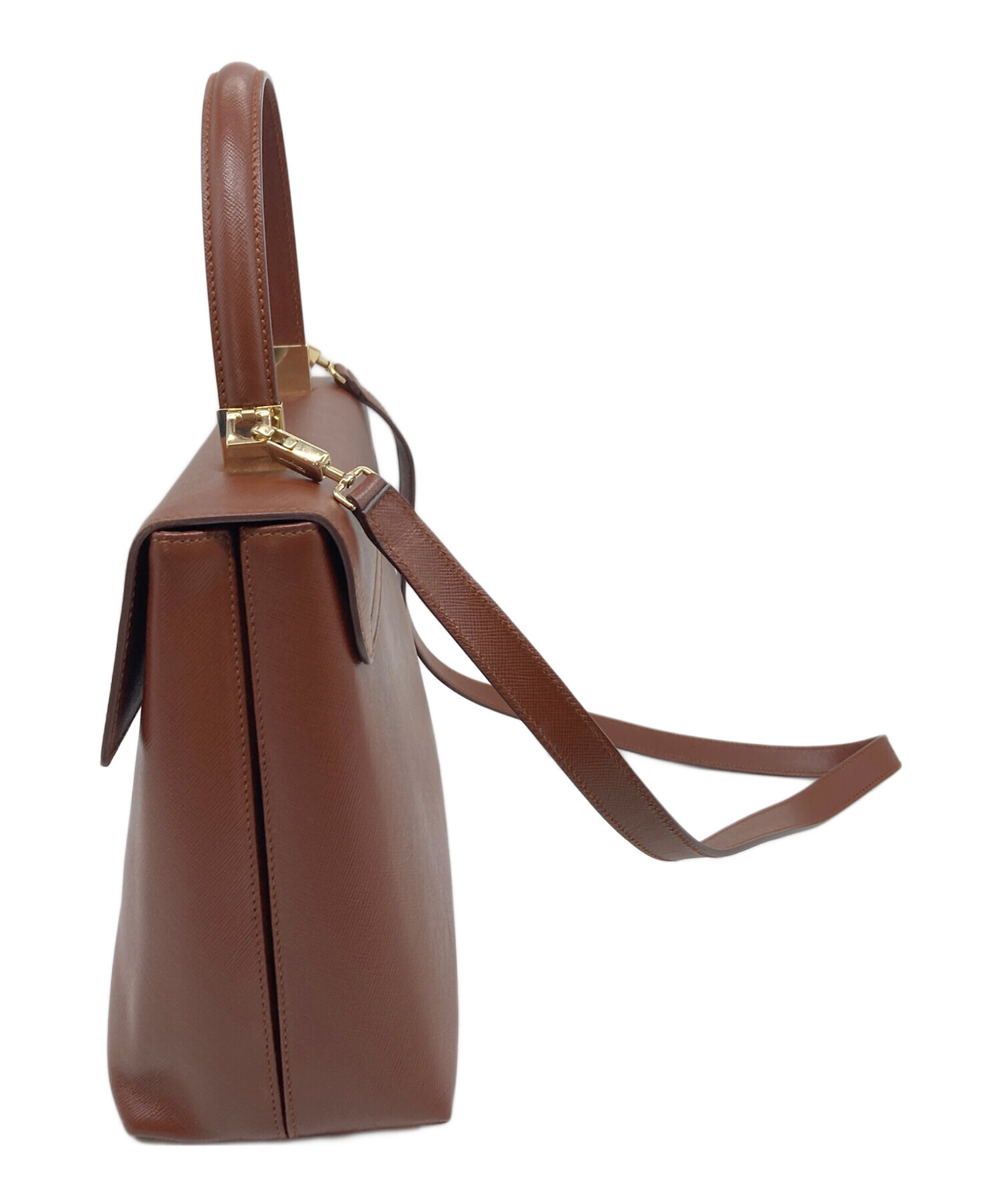 中古・古着通販】Ferragamo (フェラガモ) ガンチーニ2WAYバッグ