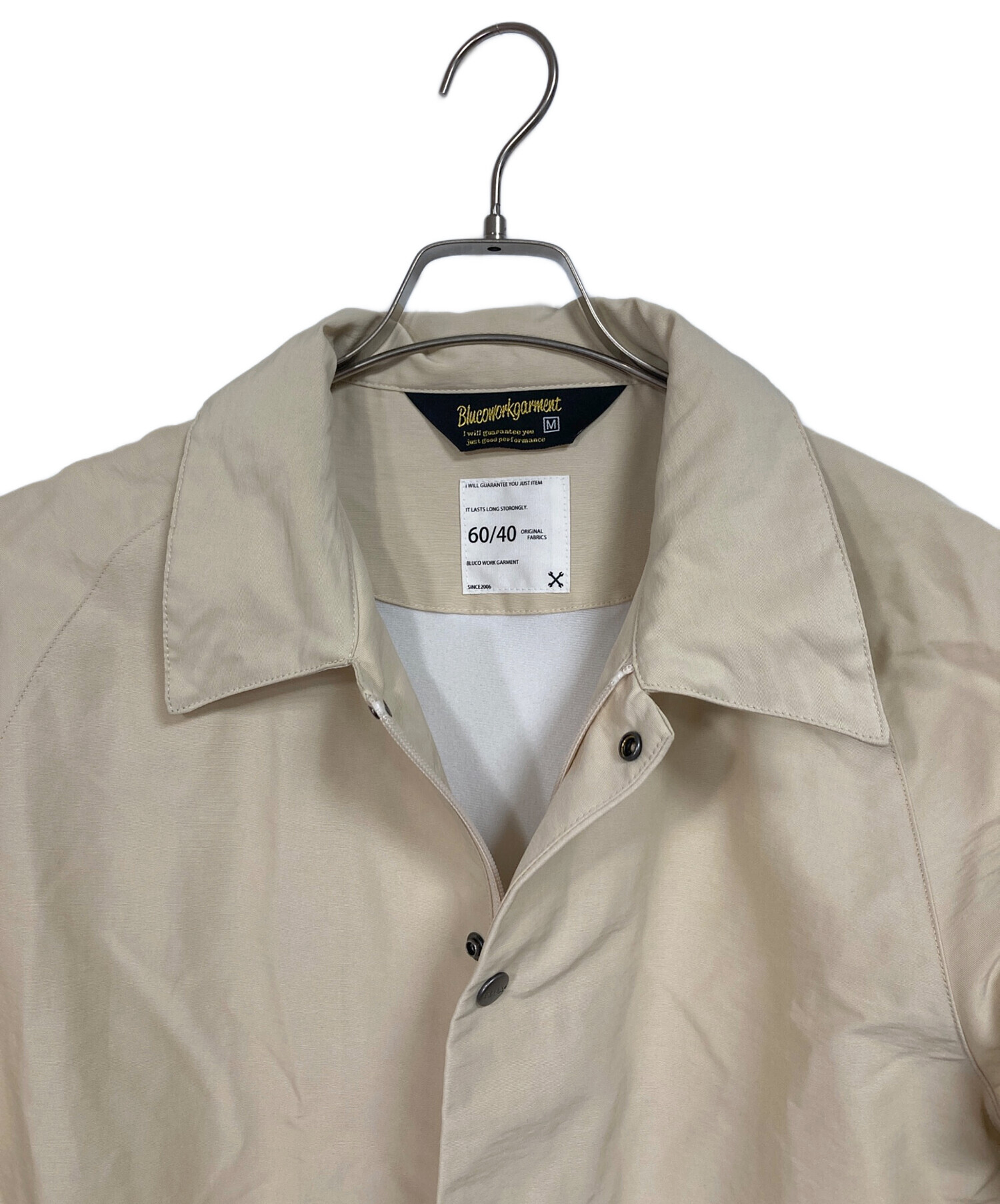 ブルコ bluco コーチジャケット チンスト付きSサイズ 中古・古着通販】BLUCO WORK GARMENT (ブルコ ワーク ガーメント) 60