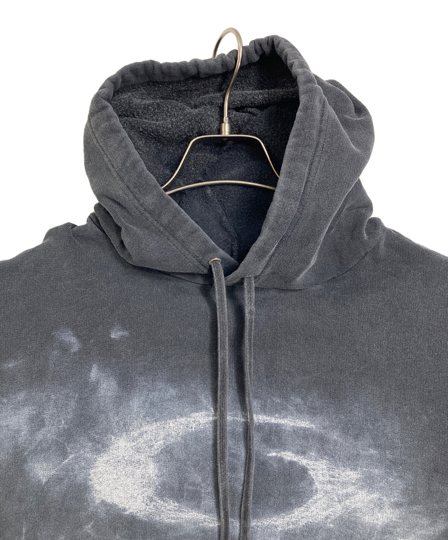 BALENCIAGA ダークグレー ノースリーブパーカー 中古・古着通販】BALENCIAGA (バレンシアガ) DARKGREY COTTON OVERSIZE