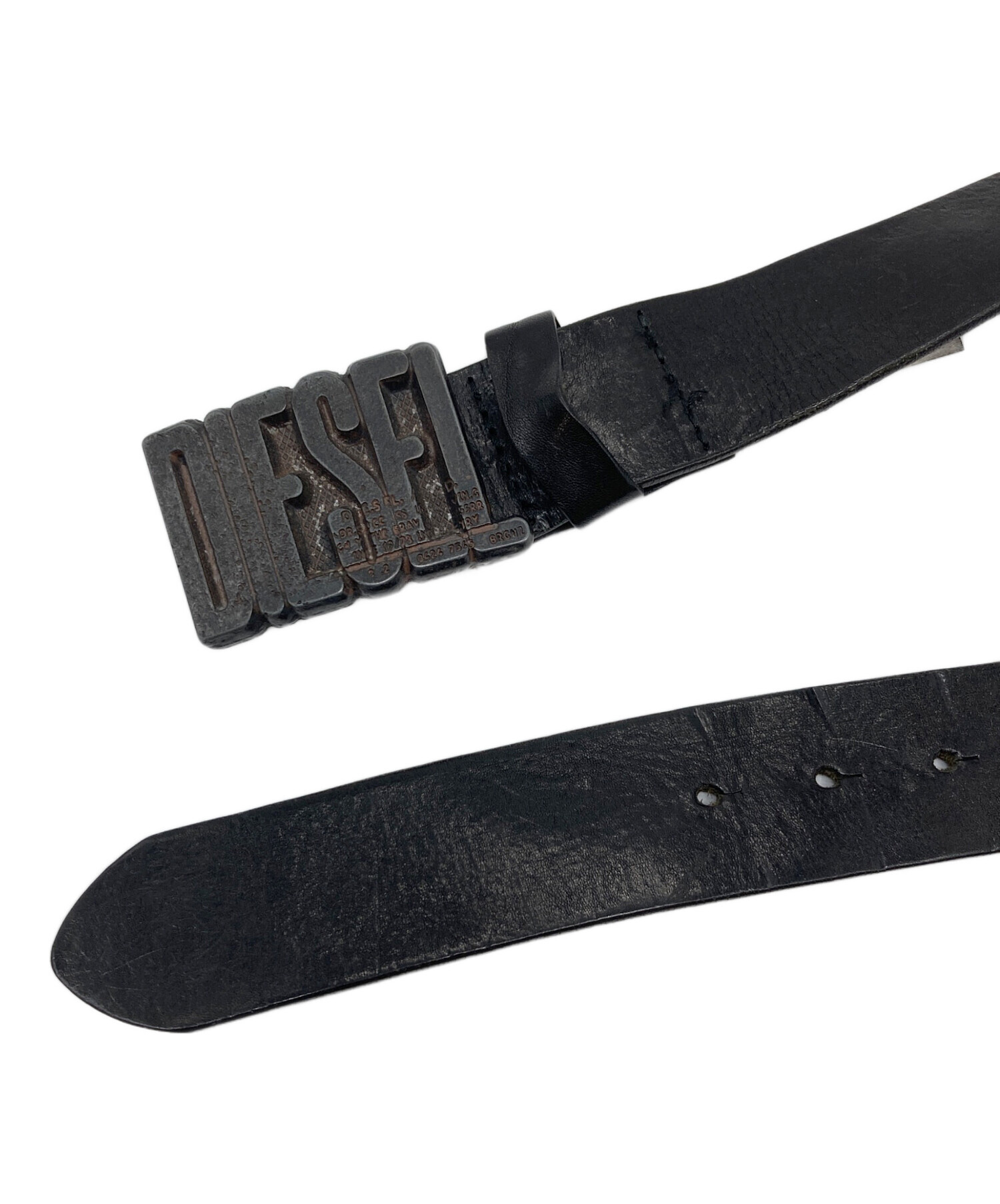 中古・古着通販】DIESEL (ディーゼル) レザーベルト イタリア製 牛革
