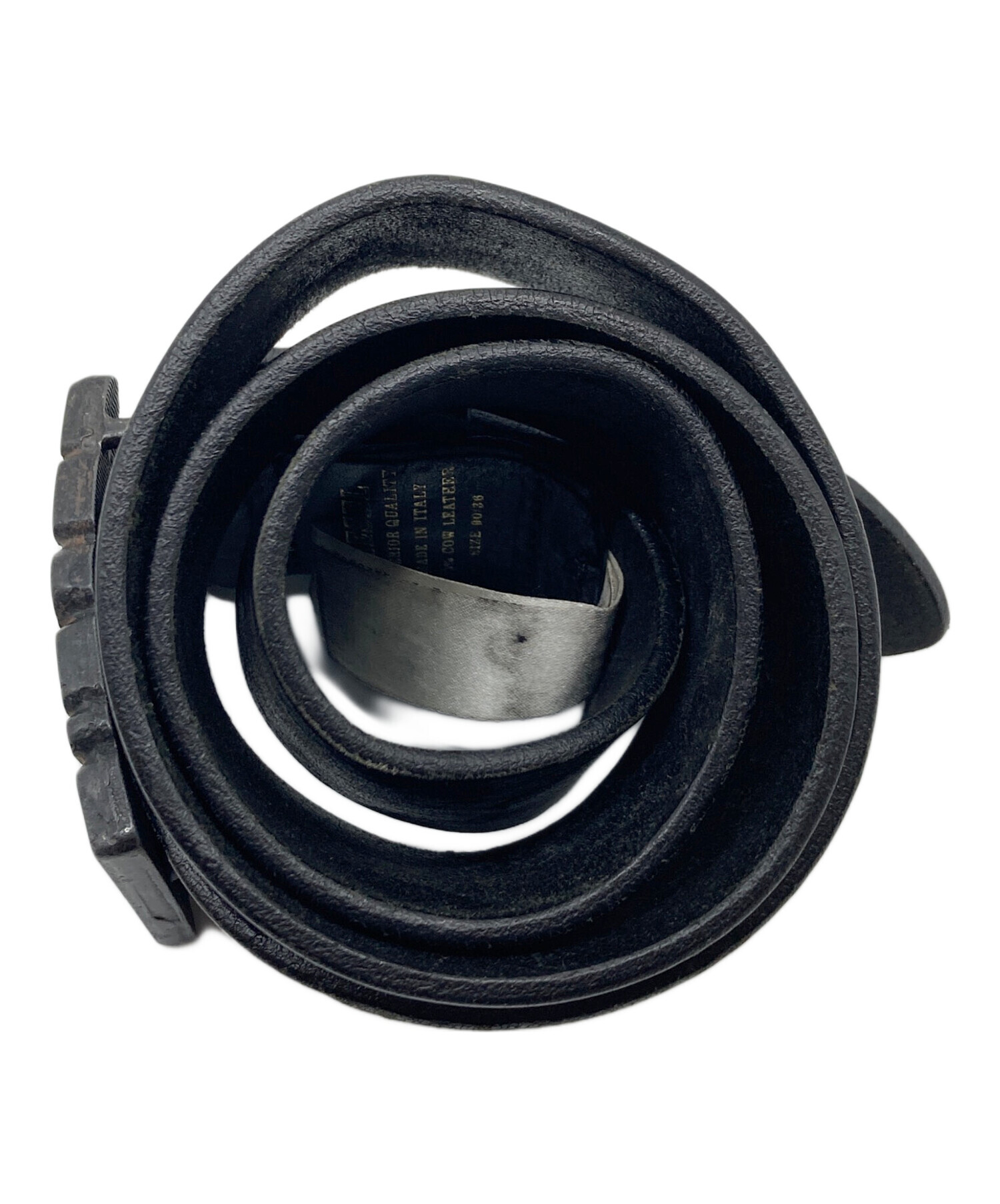 中古・古着通販】DIESEL (ディーゼル) レザーベルト イタリア製 牛革