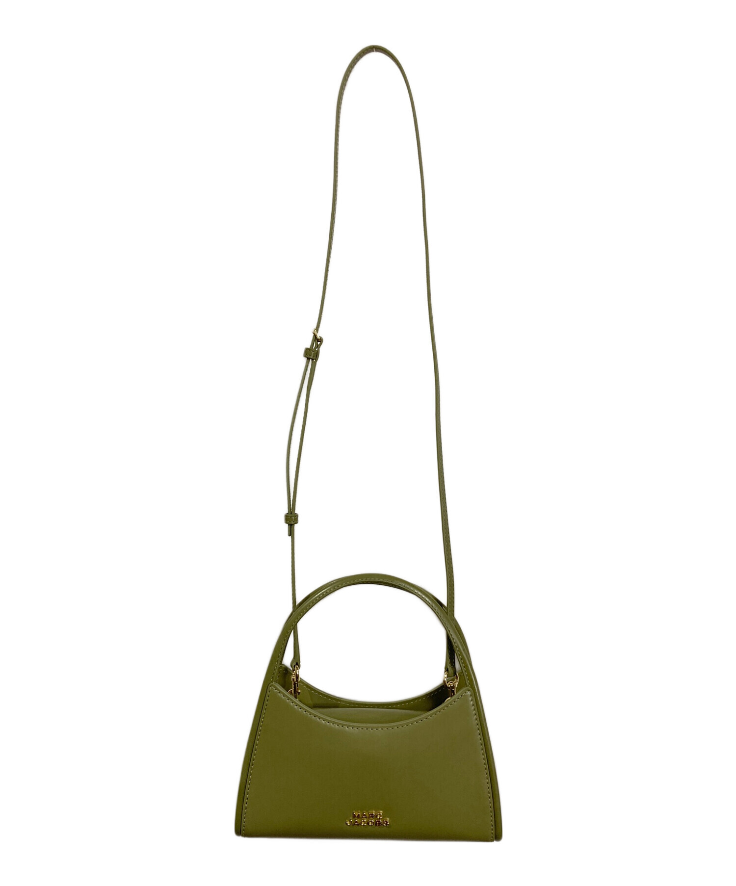 マークジェイコブス☆MARC JACOBS☆ハンドバッグ ショルダー付 カーキ 