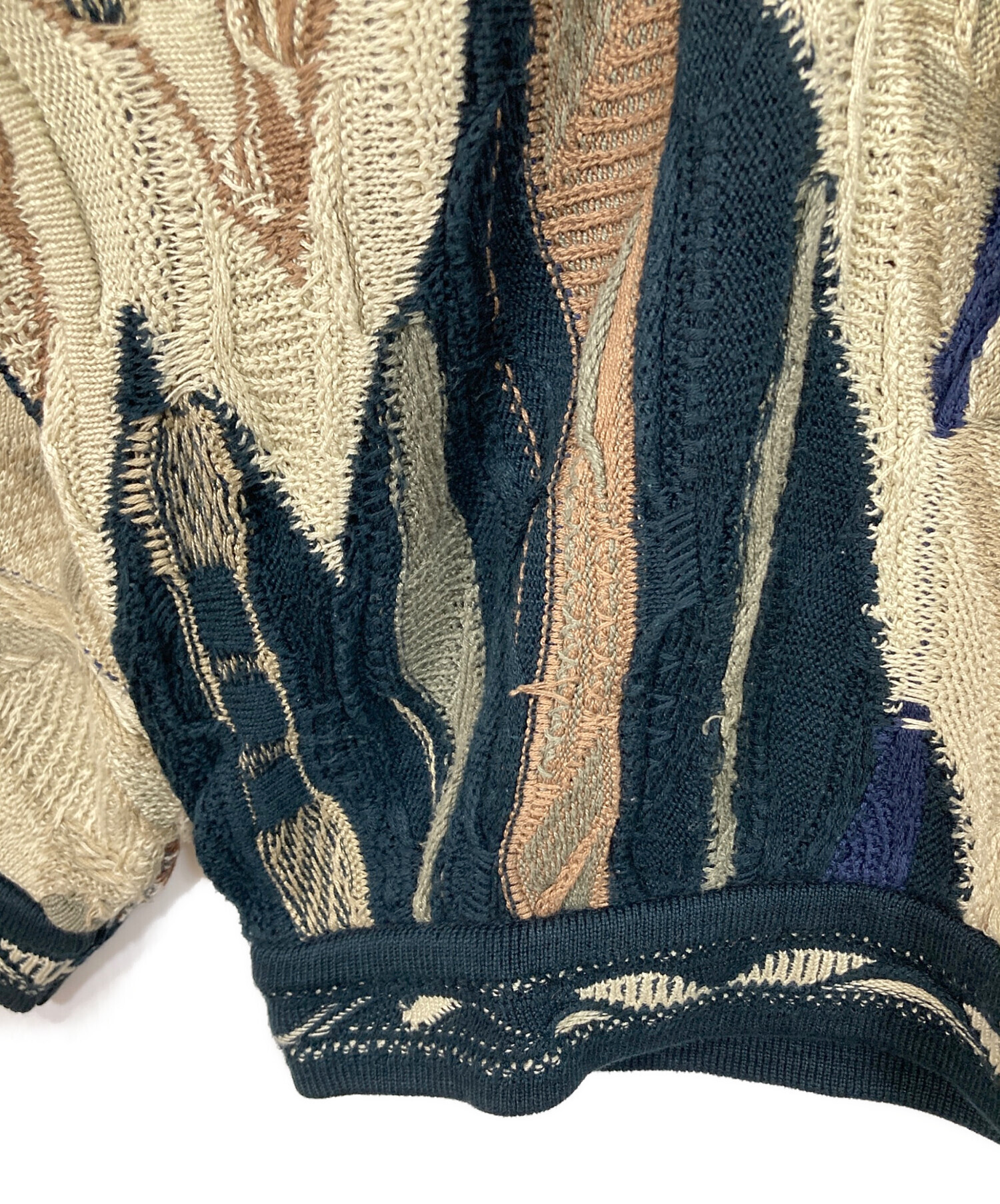 中古・古着通販】Coogi (クージー) 【古着】3Dニット 総柄ニット