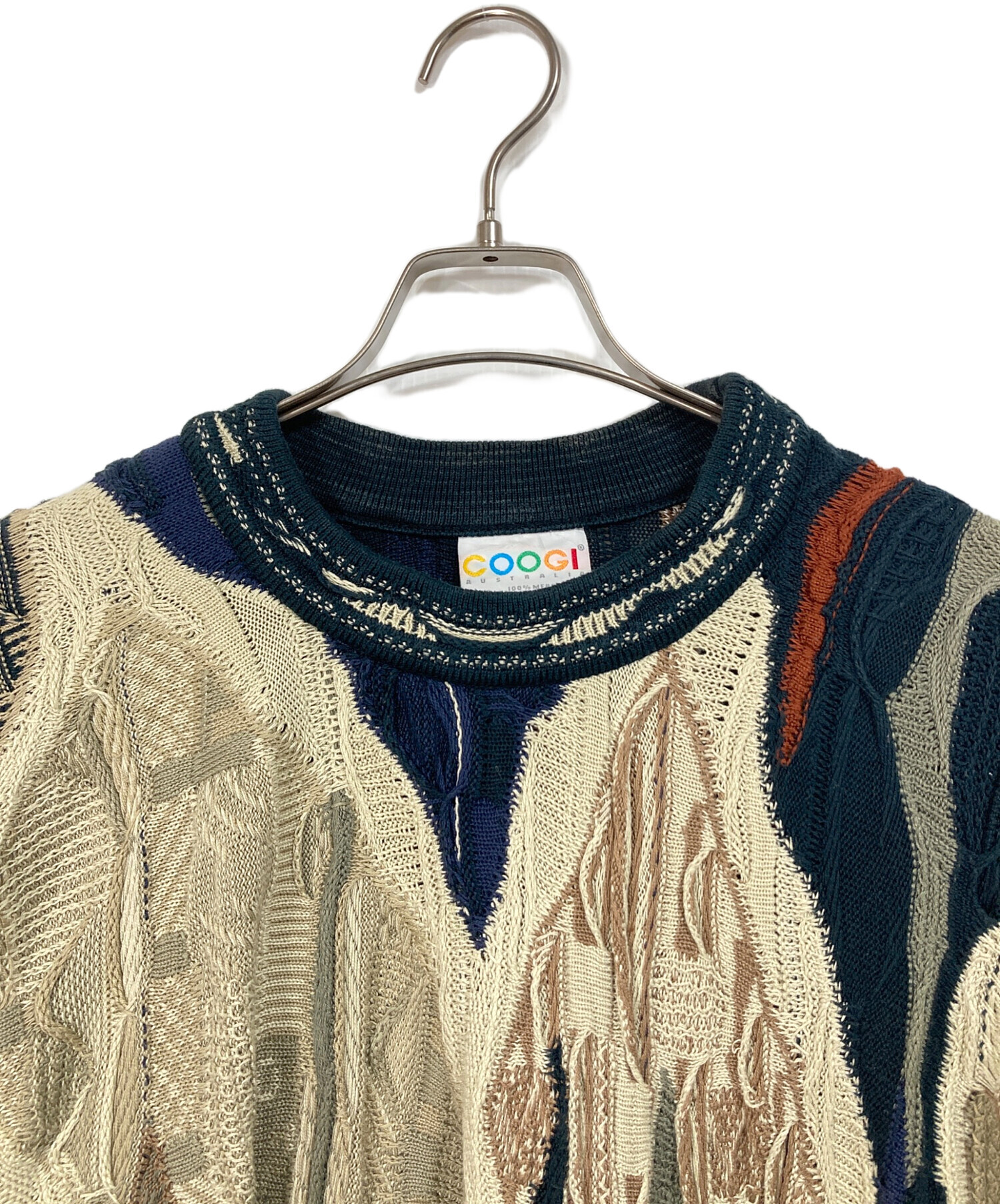 中古・古着通販】Coogi (クージー) 【古着】3Dニット 総柄ニット