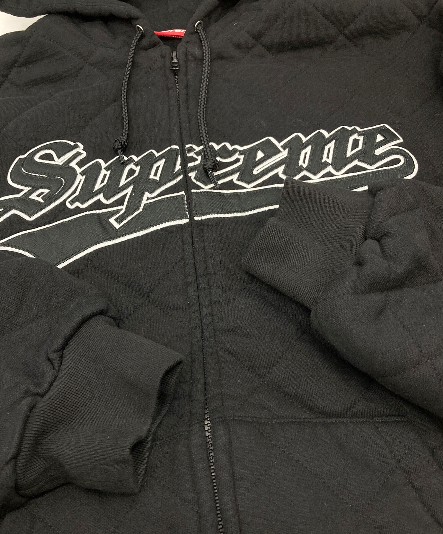 中古・古着通販】Supreme (シュプリーム) QUILTED ZIP UP HOODED 