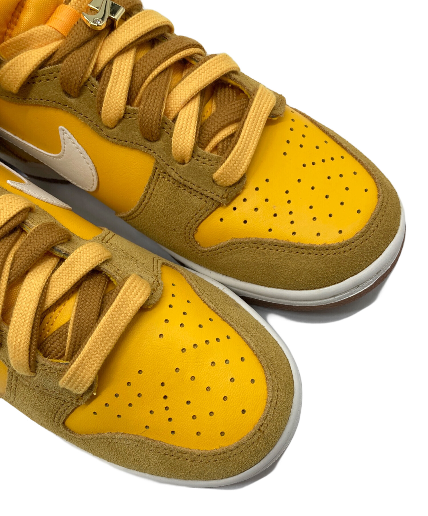 中古・古着通販】NIKE (ナイキ) WMNS DUNK HIGH SE イエロー サイズ 