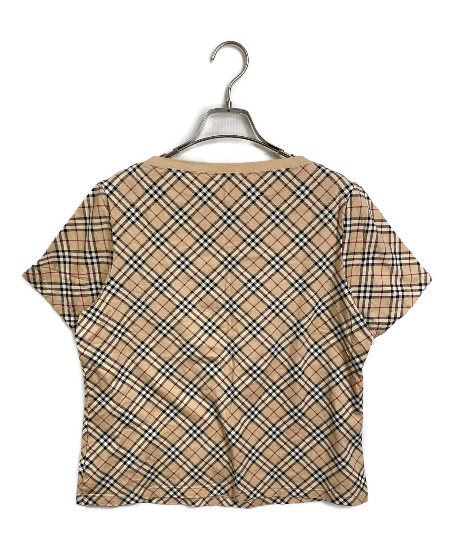 BURBERRY チェック柄襟 Tシャツ 116cm 中古・古着通販】BURBERRY (バーバリー) ノバチェックTシャツ