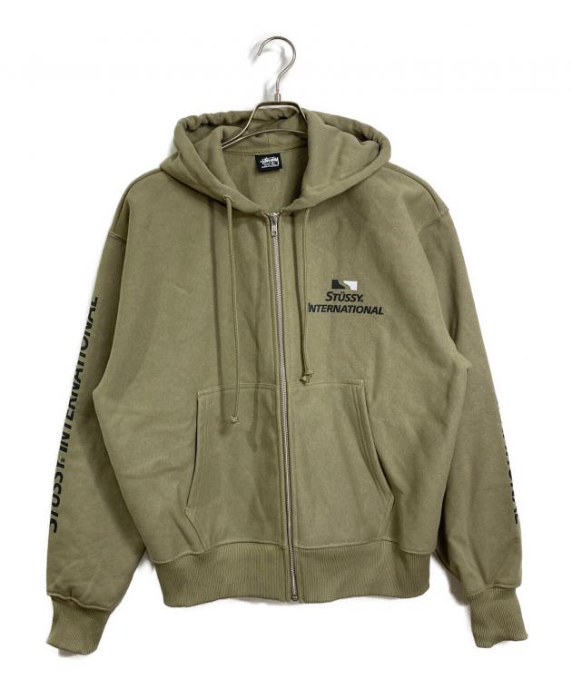Stussy パーカー Sサイズ 中古・古着通販】stussy (ステューシー) international ジップアップ