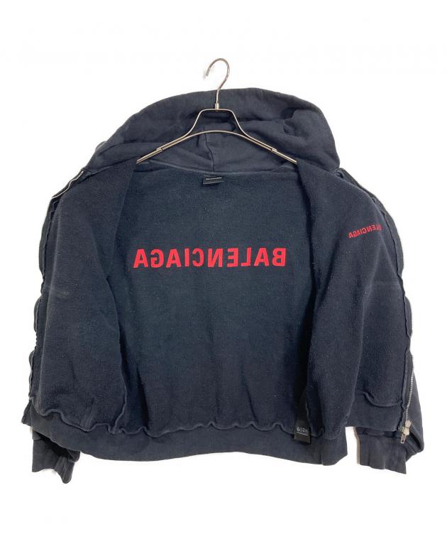 中古・古着通販】BALENCIAGA (バレンシアガ) クロップドジップアップ