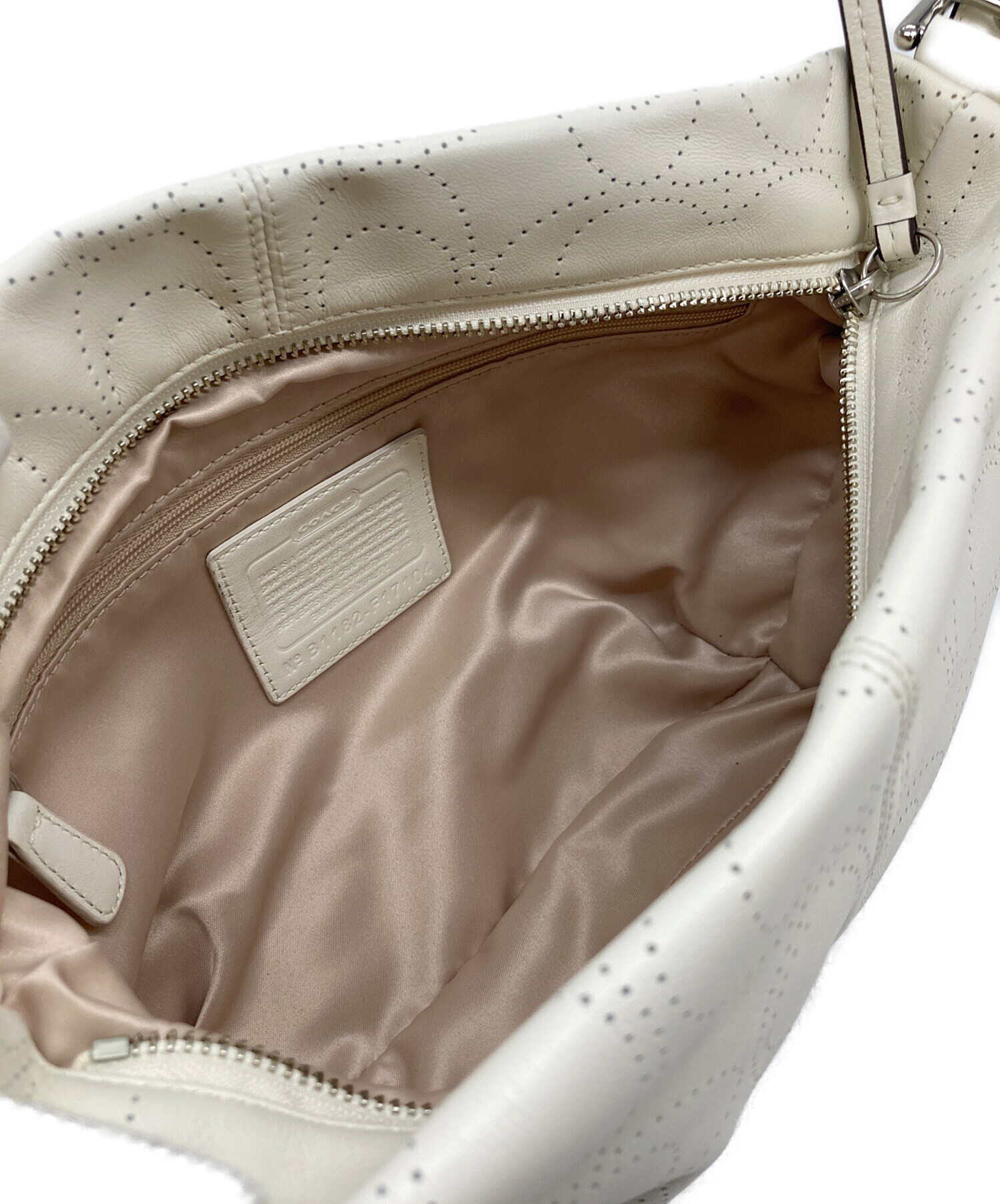 中古・古着通販】COACH (コーチ) ショルダーバッグ レザーバッグ