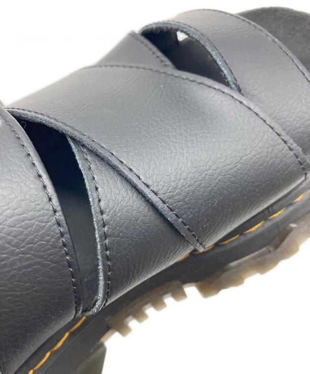 【2度使用】ドクターマーチン MATTISON 黒 UK3 美品 箱,タグ付き 中古・古着通販】Dr.Martens (ドクターマーチン) mattison スライド