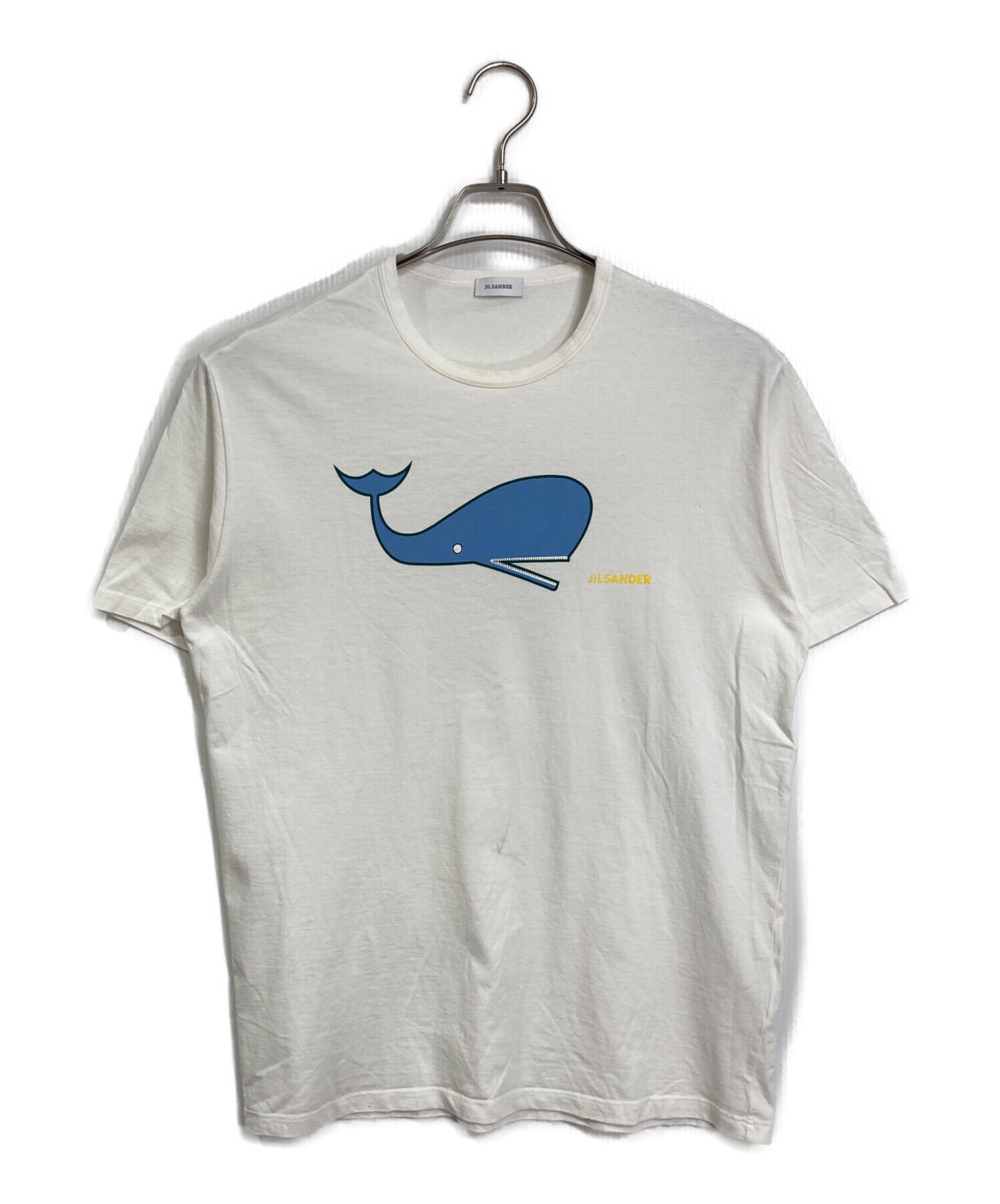JIL SANDER - 【ジルサンダー】プリントカットソー チュニック Tシャツ イタリア製 中古・古着通販】JIL SANDER (ジルサンダー) クジラプリントTシャツ