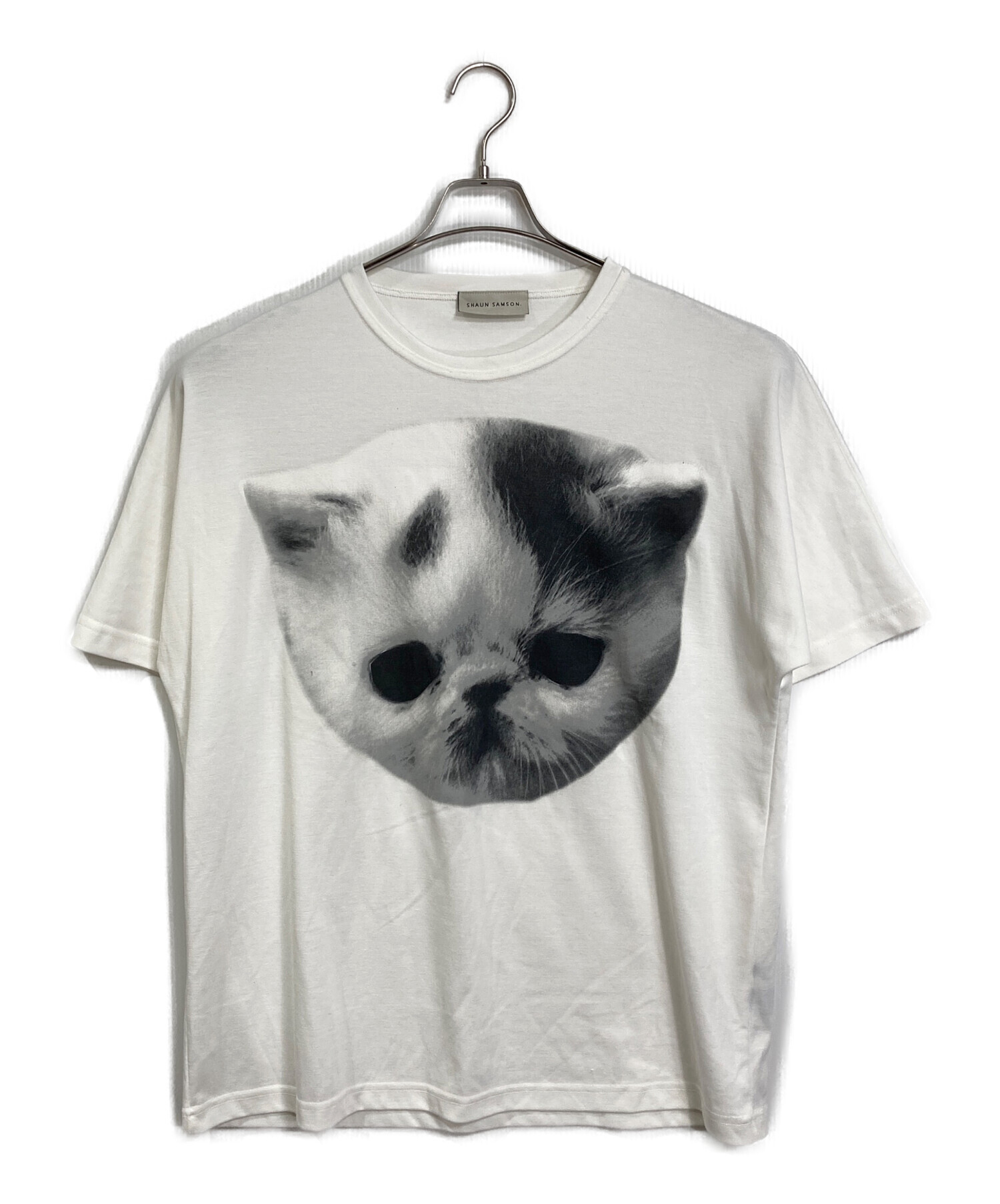 中古・古着通販】SHAUN SAMSON (ショーンサムソン) 猫プリントTシャツ