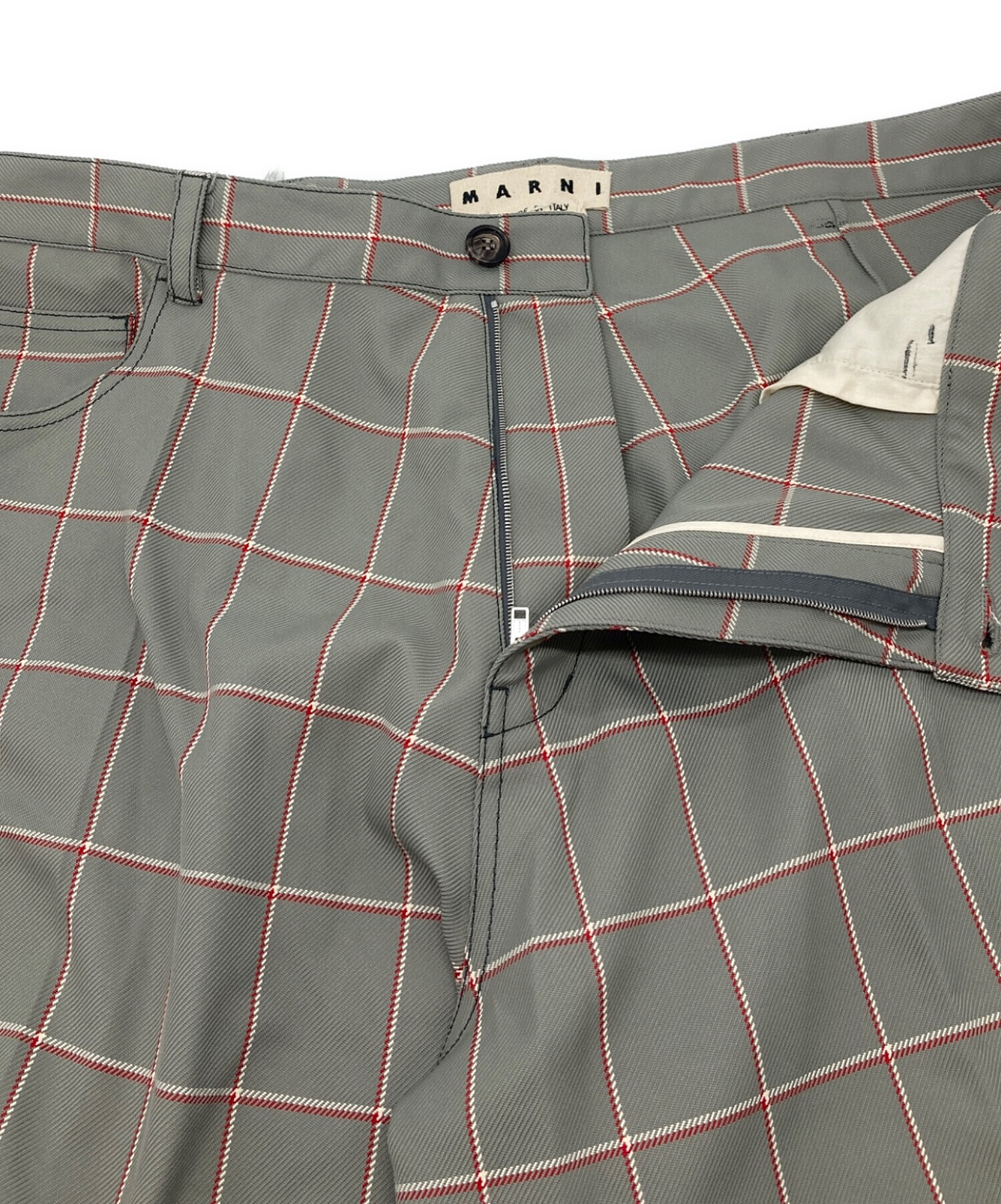 中古・古着通販】MARNI (マルニ) 20AW Check Wide Baggy Pants