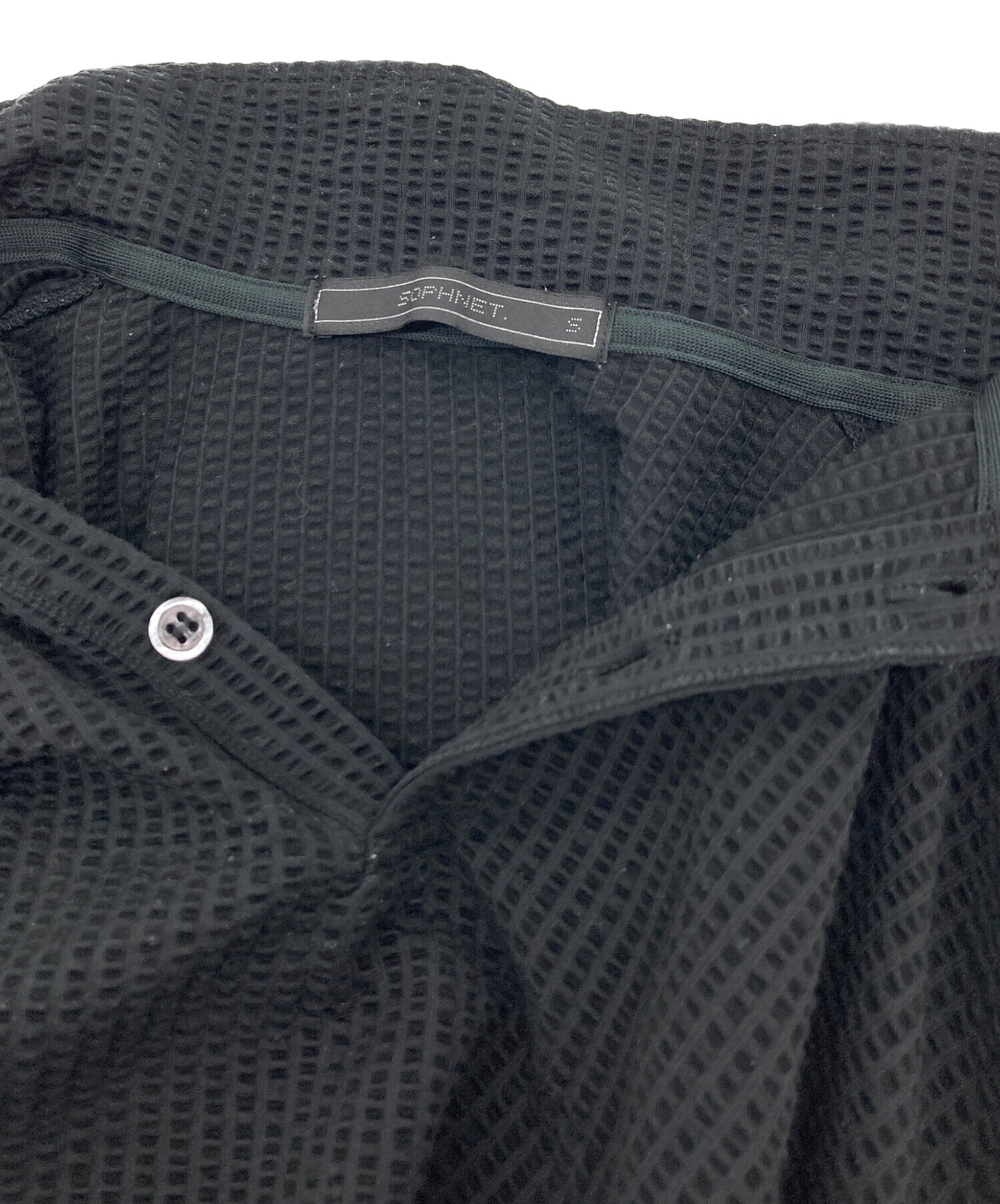 中古・古着通販】SOPHNET. HIGH GAUGE WAVE STRIPE HEM CORD S/S 