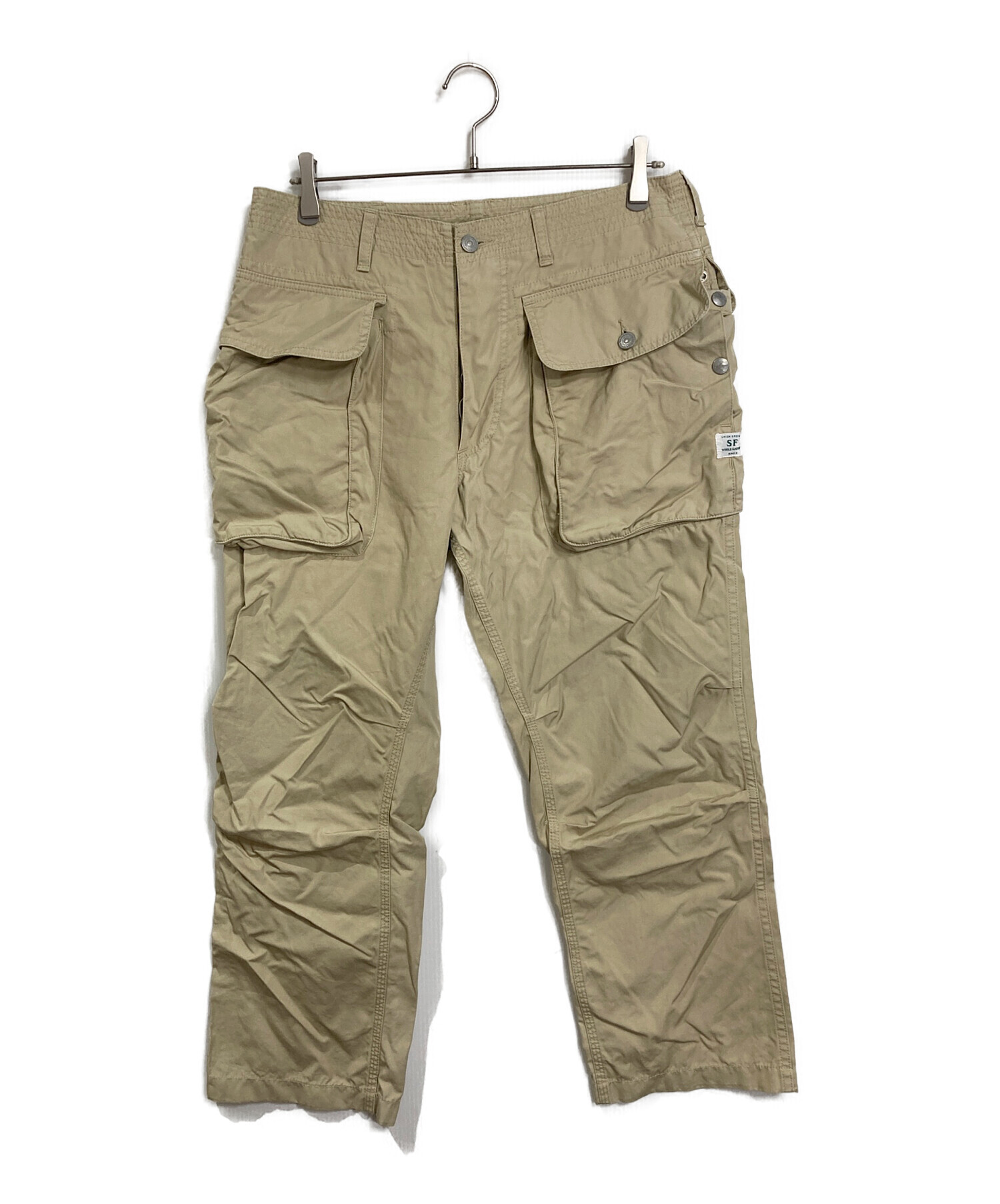 ササフラス　ベージュ　パンツ 中古・古着通販】SASSAFRAS (ササフラス) ミリタリーパンツ カジュアル