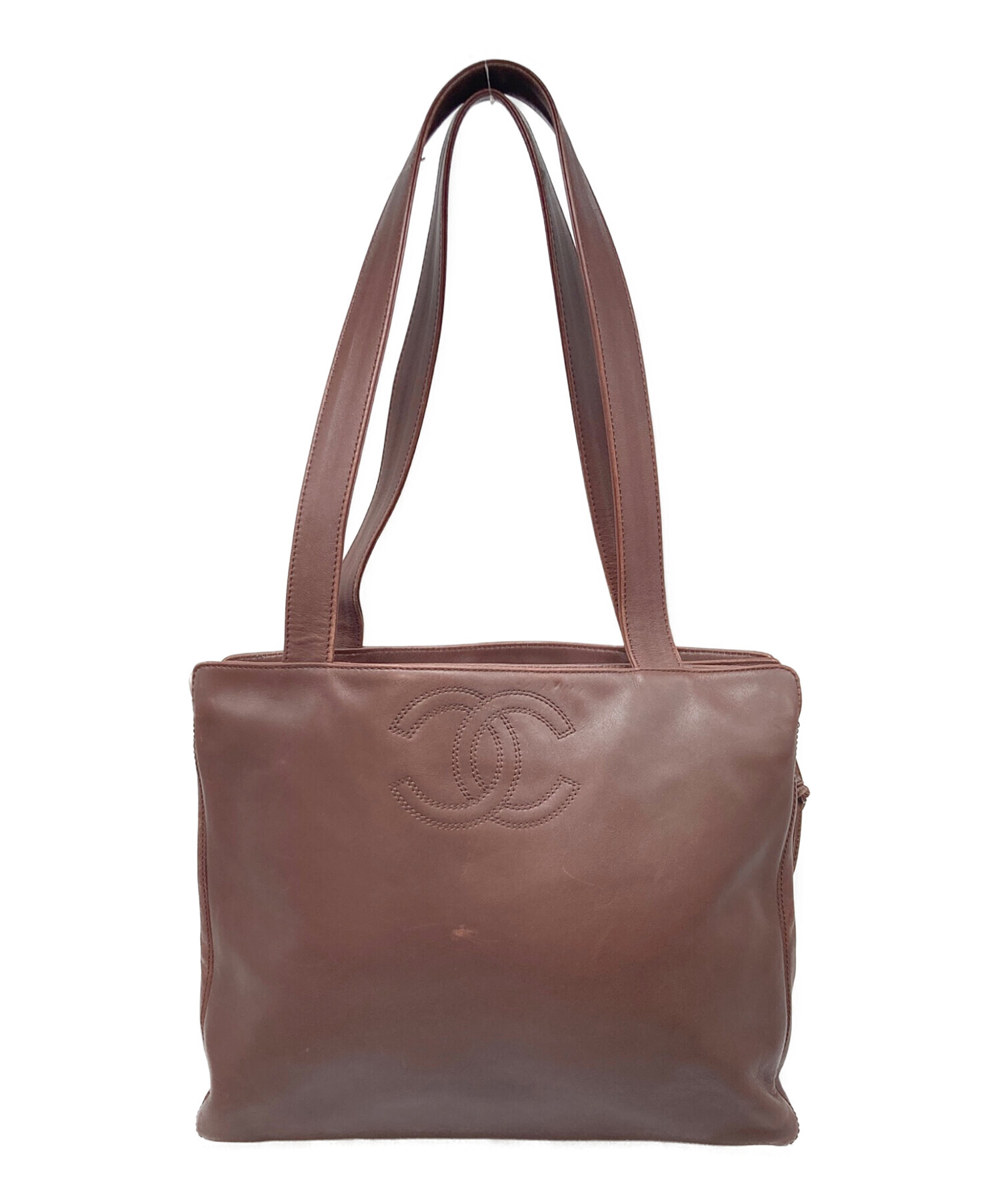 中古・古着通販】CHANEL (シャネル) ココマークレザートートバッグ