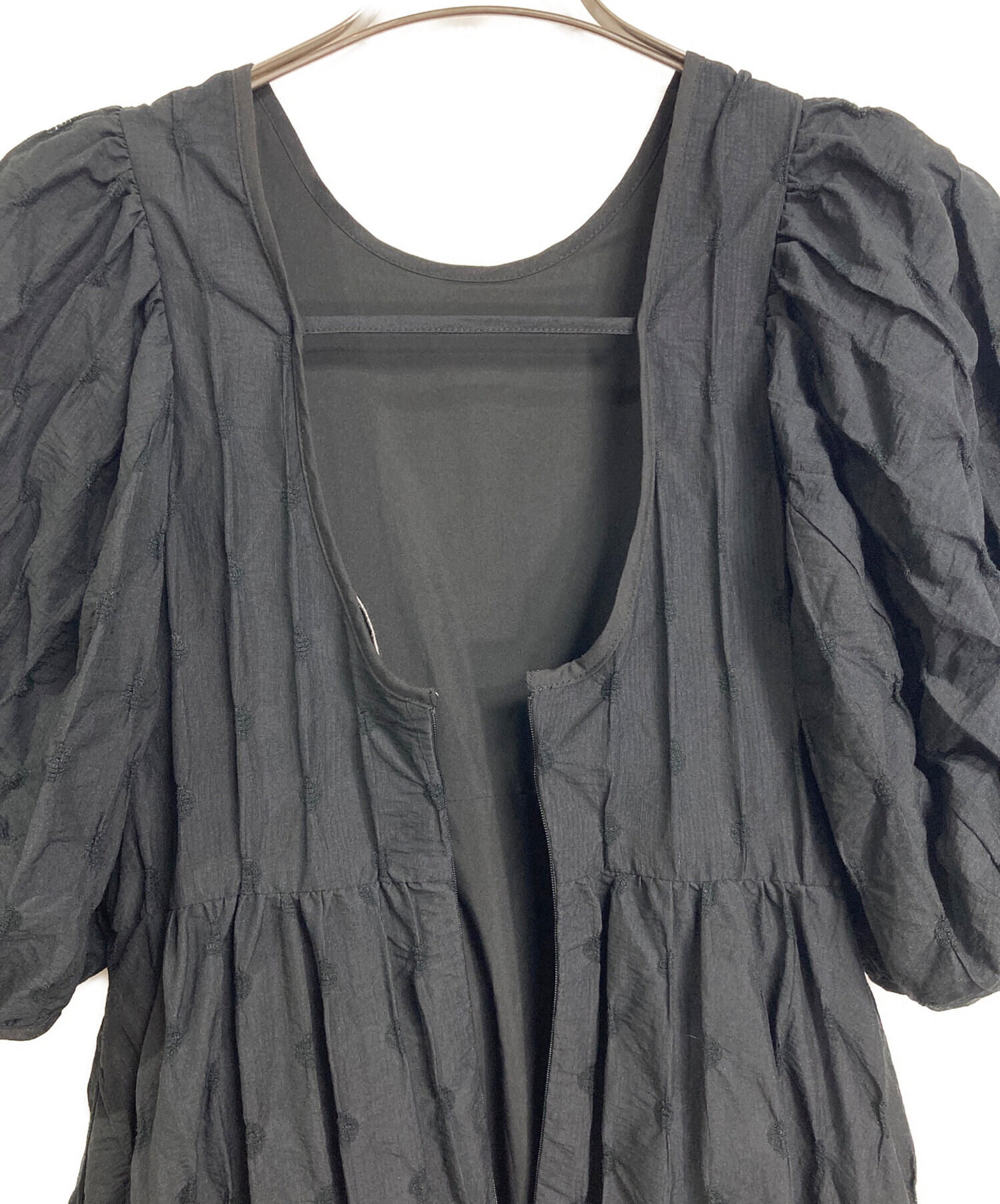 中古・古着通販】CLANE (クラネ) BOMB ONEPIECE ブラック サイズ:1