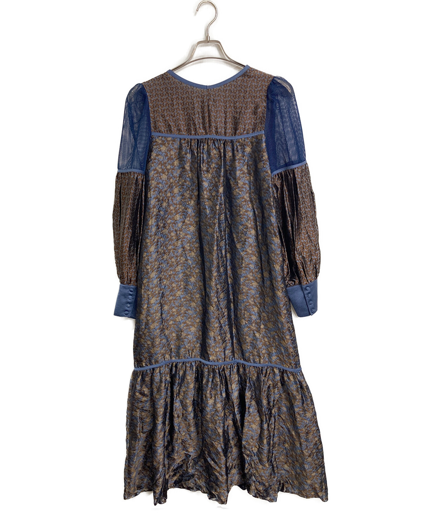 中古・古着通販】AMERI (アメリ) POSIE 2WAY NOSTALGIC DRESS ネイビー