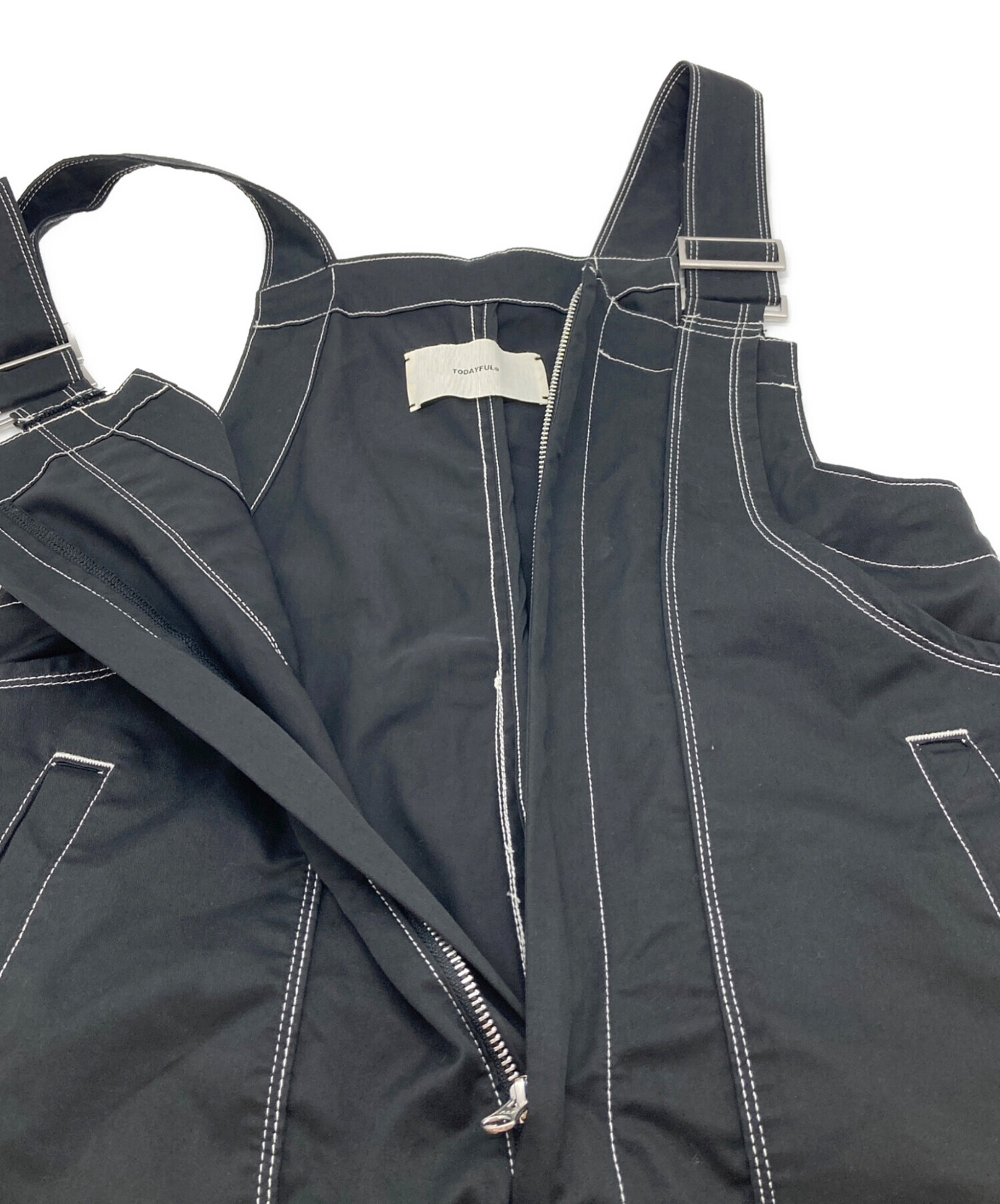 中古・古着通販】TODAYFUL (トゥデイフル) Frontzip Cotton Salopette