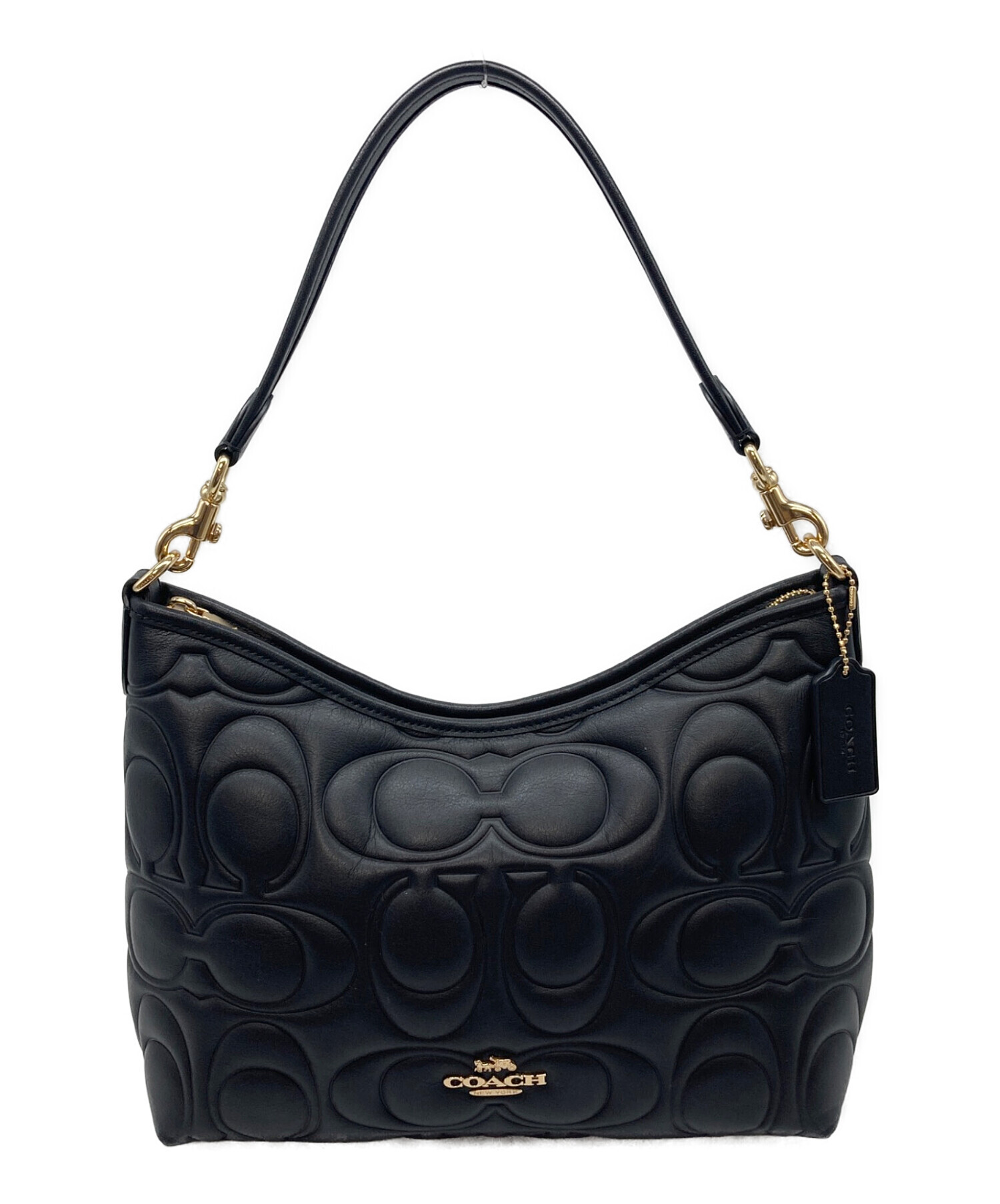 中古・古着通販】COACH (コーチ) ローレル ハンドバッグ ブラック 