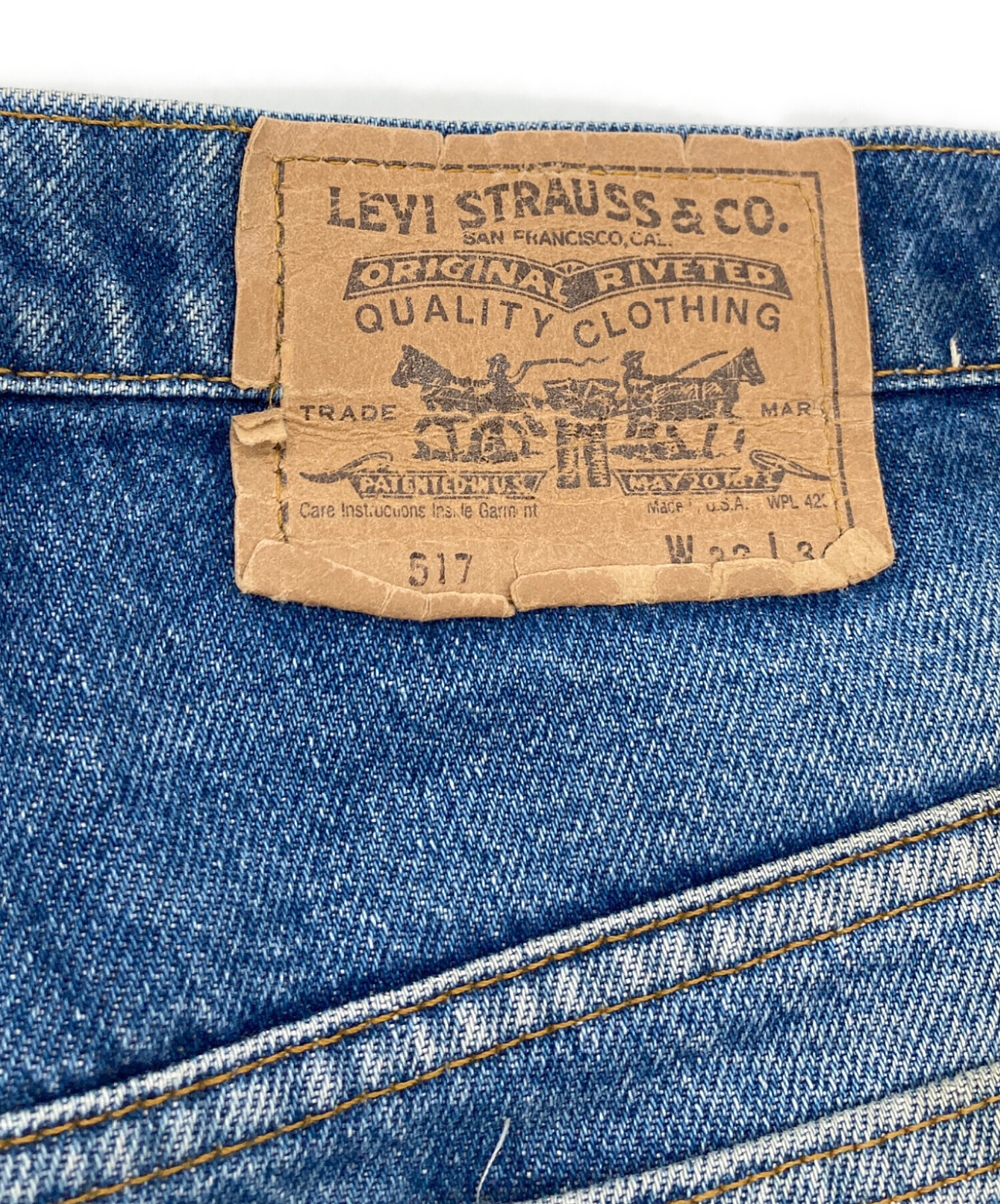 中古・古着通販】LEVI'S (リーバイス) 【古着】USA製 517 デニムパンツ