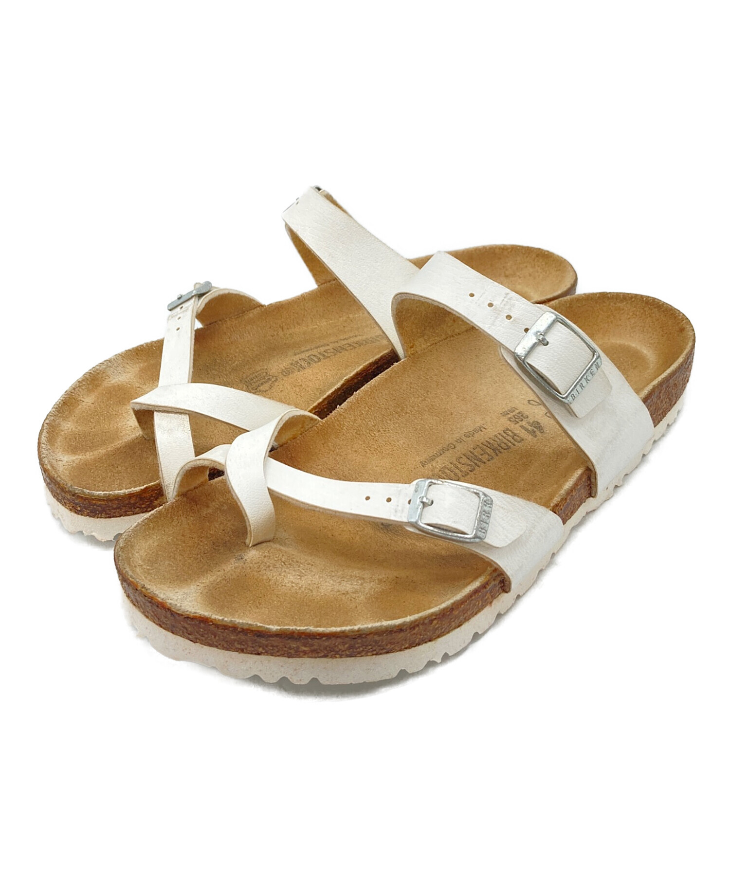 中古・古着通販】BIRKENSTOCK (ビルケンシュトック) サンダル ホワイト