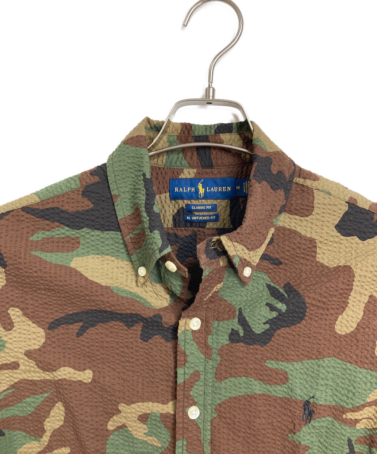 【未使用】RRL 3ピース カモ ポーチ セット / 迷彩 ラルフローレン 中古・古着通販】RALPH LAUREN (ラルフローレン) シアサッカー迷彩柄