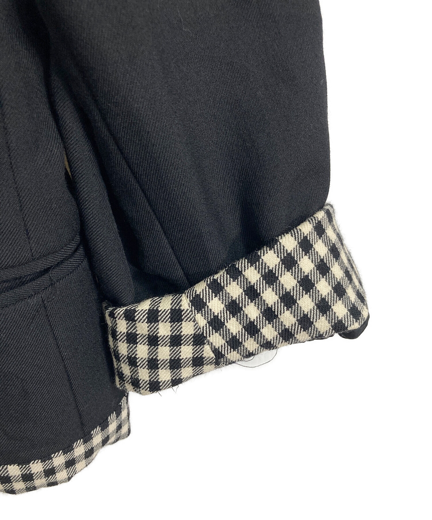 ✨美品✨コムデギャルソン　スプリングコート　丸襟　チェック　フランス製 中古・古着通販】tricot COMME des GARCONS (トリココムデギャルソン