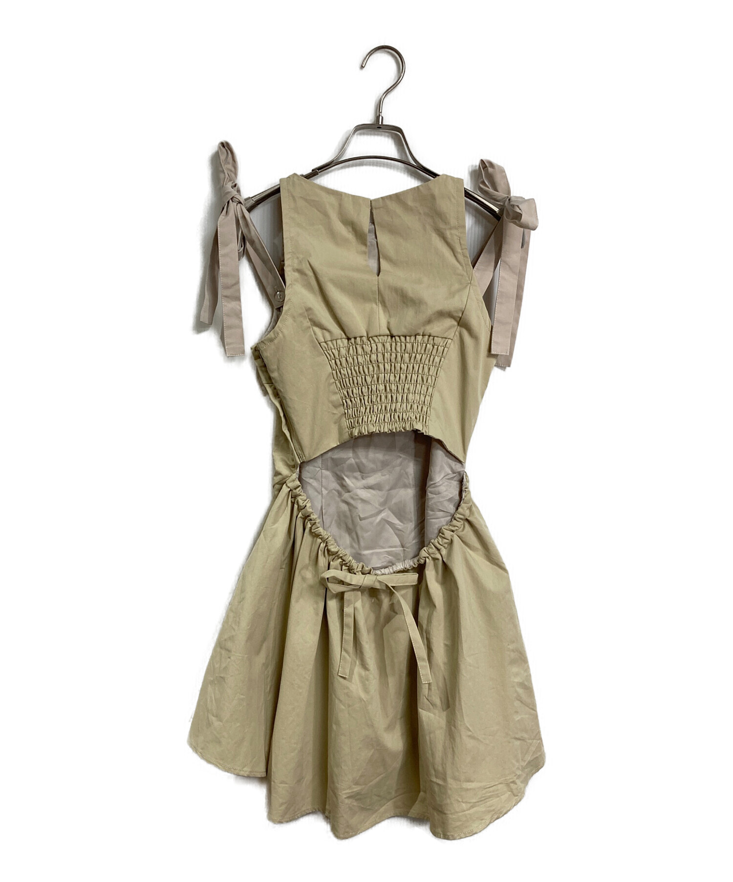 ANDMARYアンドマリーJozy ribbonflare mini dress 中古・古着通販】ANDMARY (アンドマリー) Jozy ribbon flare mini